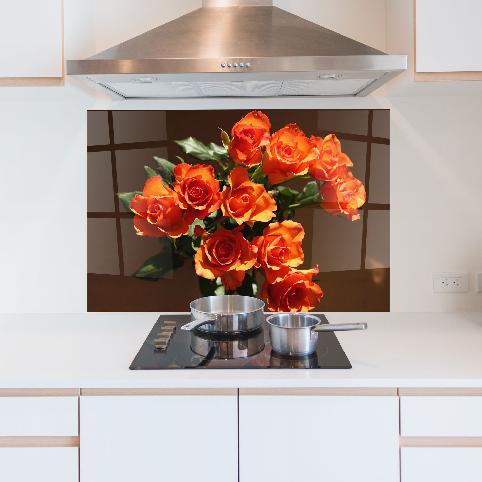 Orange Roses Bouquet mockup 5