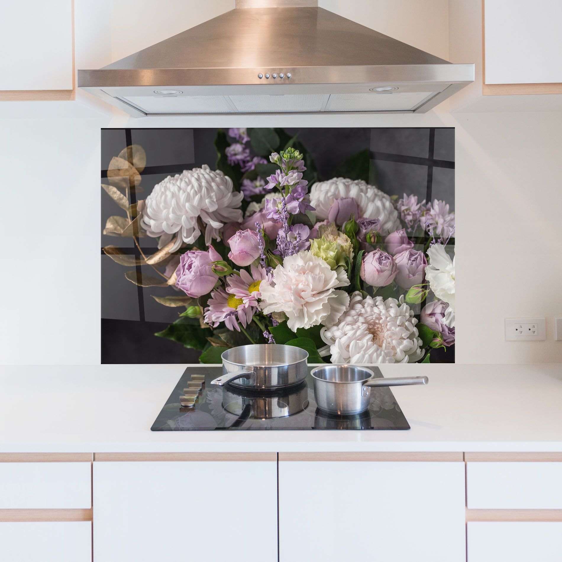 Pastel Purple Bouquet mockup 5