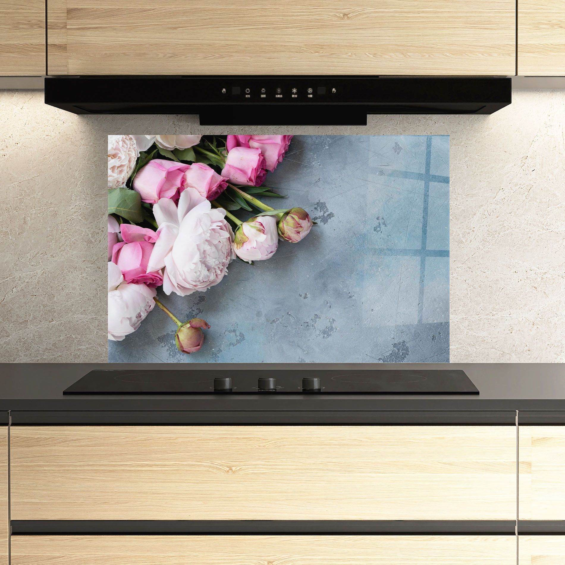 Cute Pink Peonies mockup 3