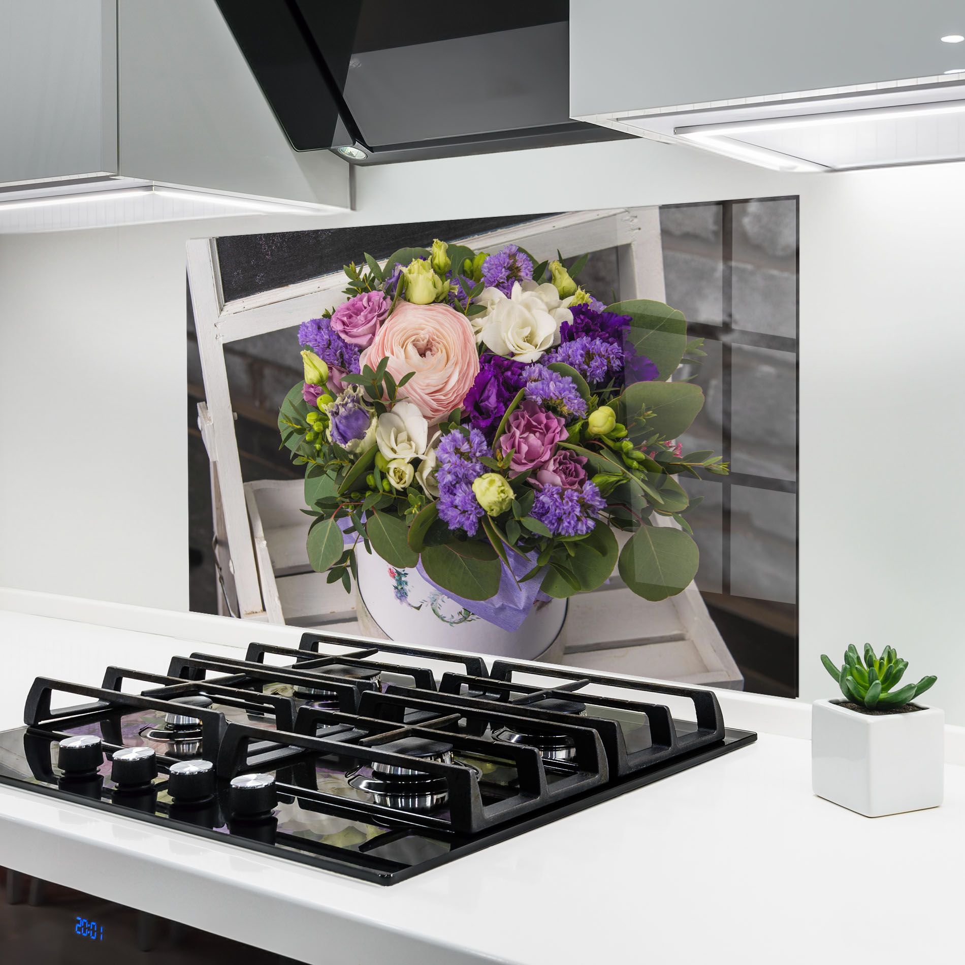 Big Pink Rose Bouquet mockup 6