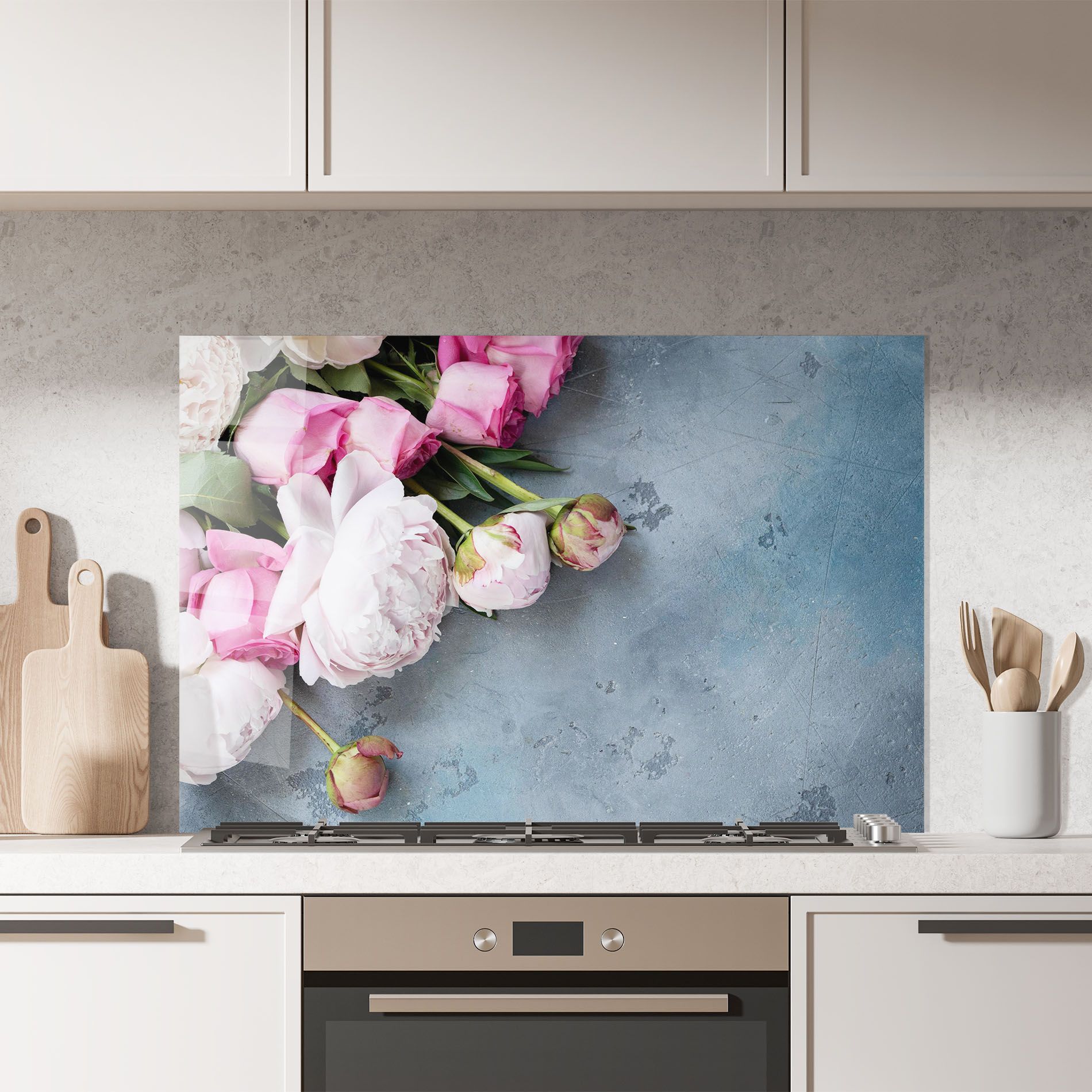 Cute Pink Peonies mockup 7