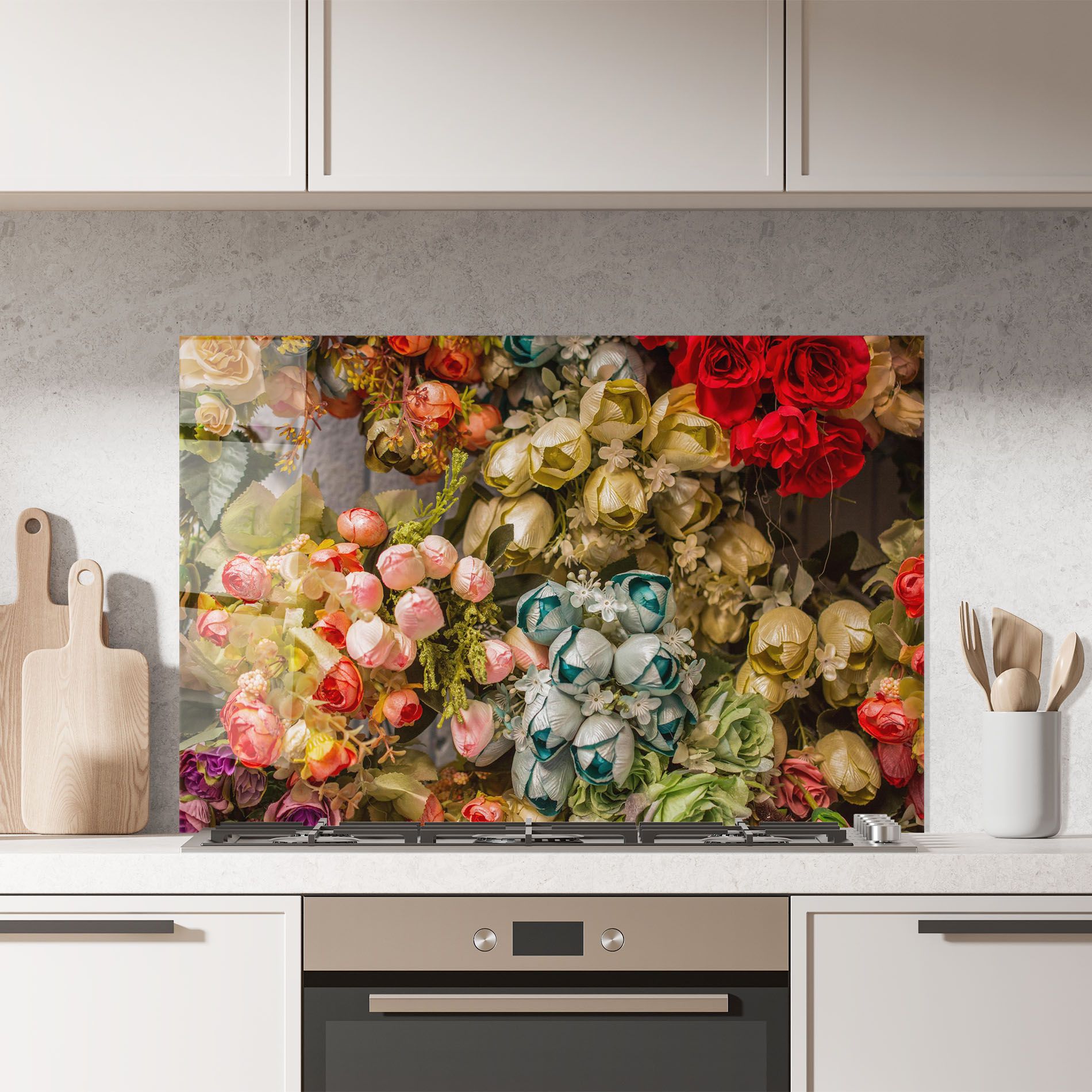 Fake Flowers Wall mockup 7