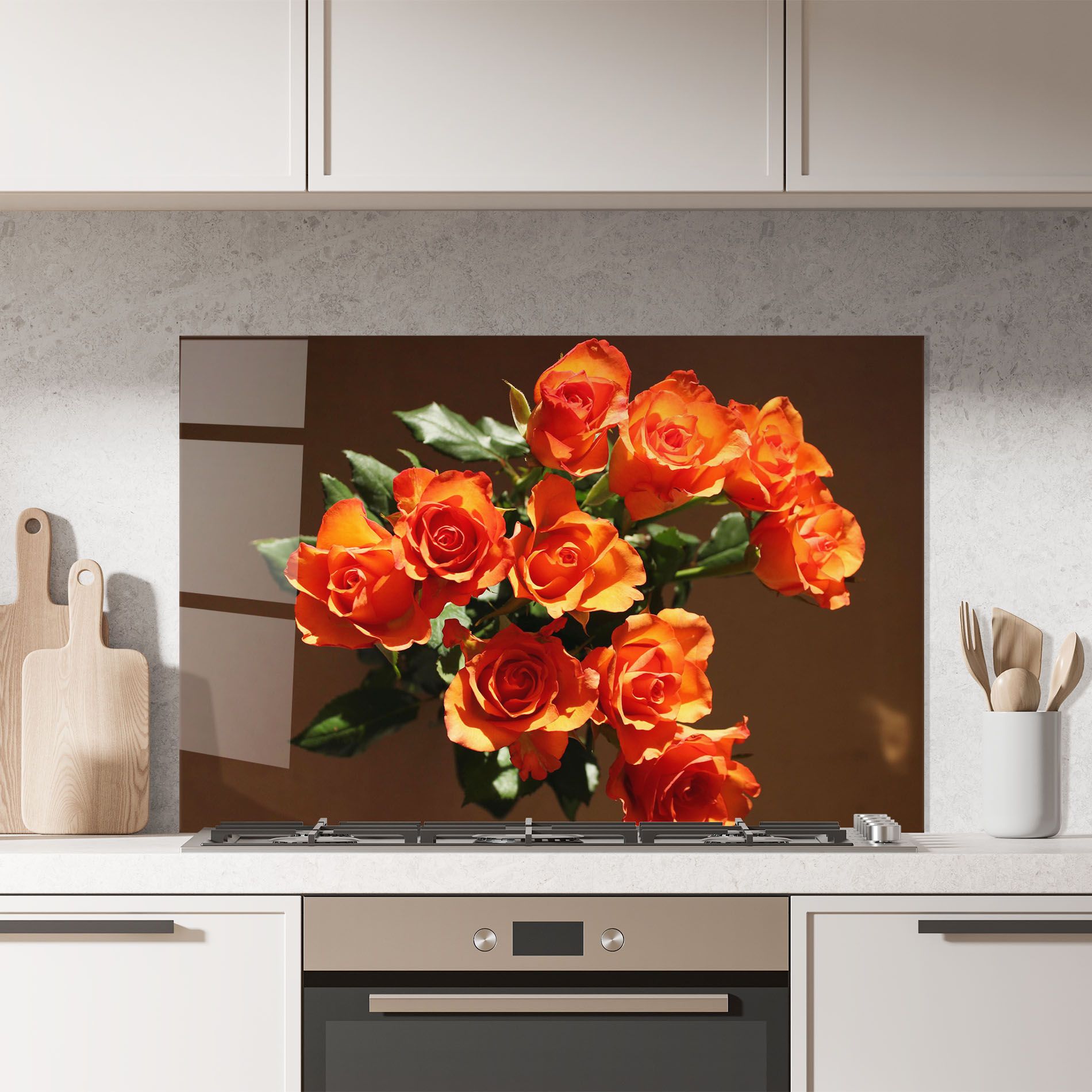 Orange Roses Bouquet mockup 7