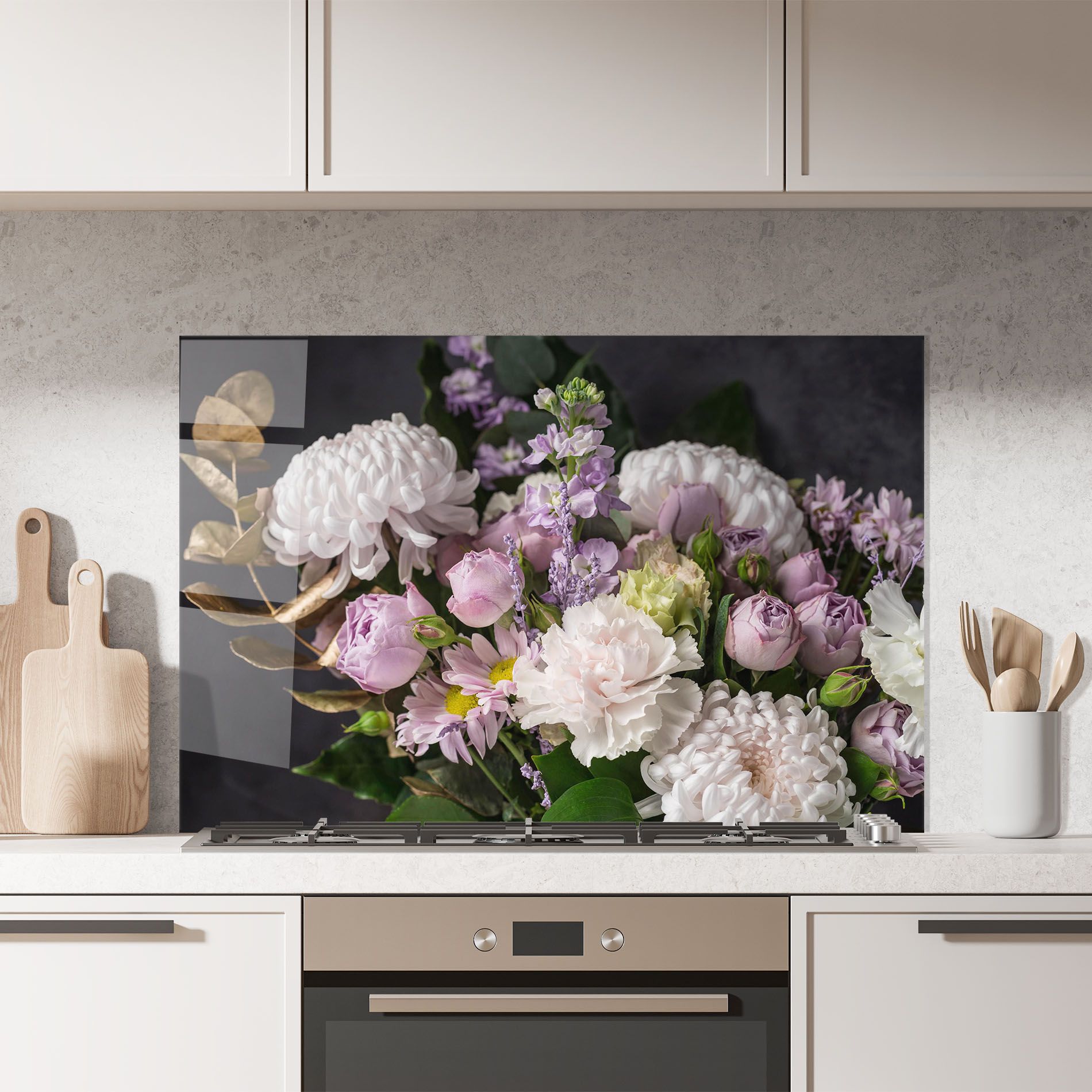 Pastel Purple Bouquet mockup 7