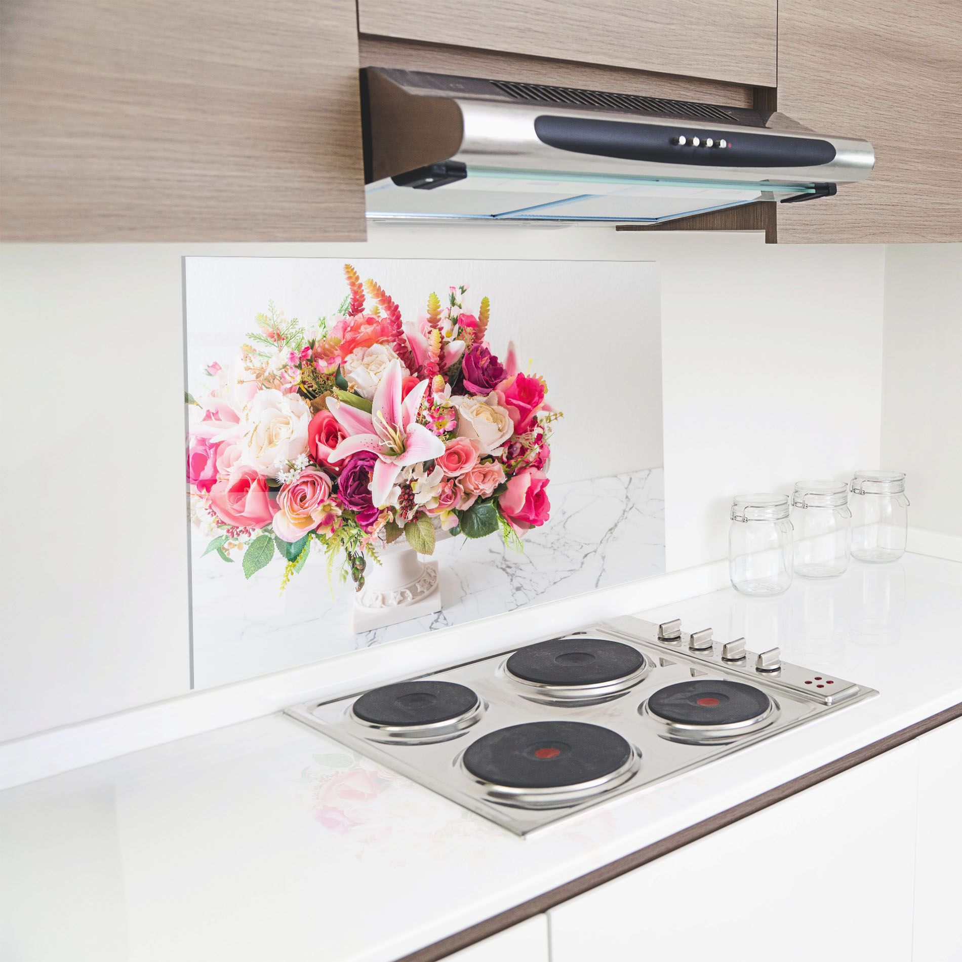 Bouquet Flowers Vase mockup 8