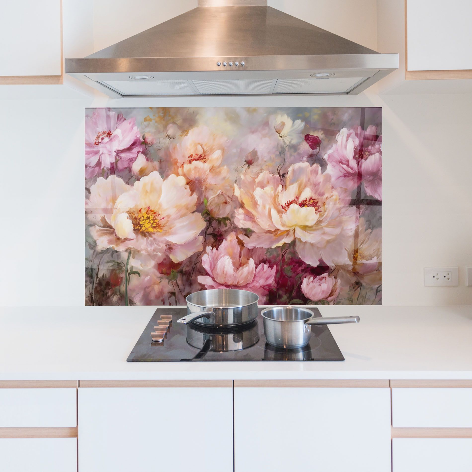 Peony Painting Art mockup 5
