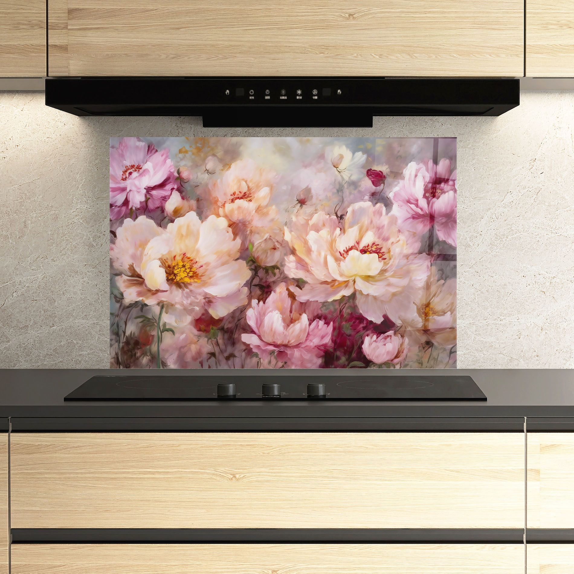 Peony Painting Art mockup 3