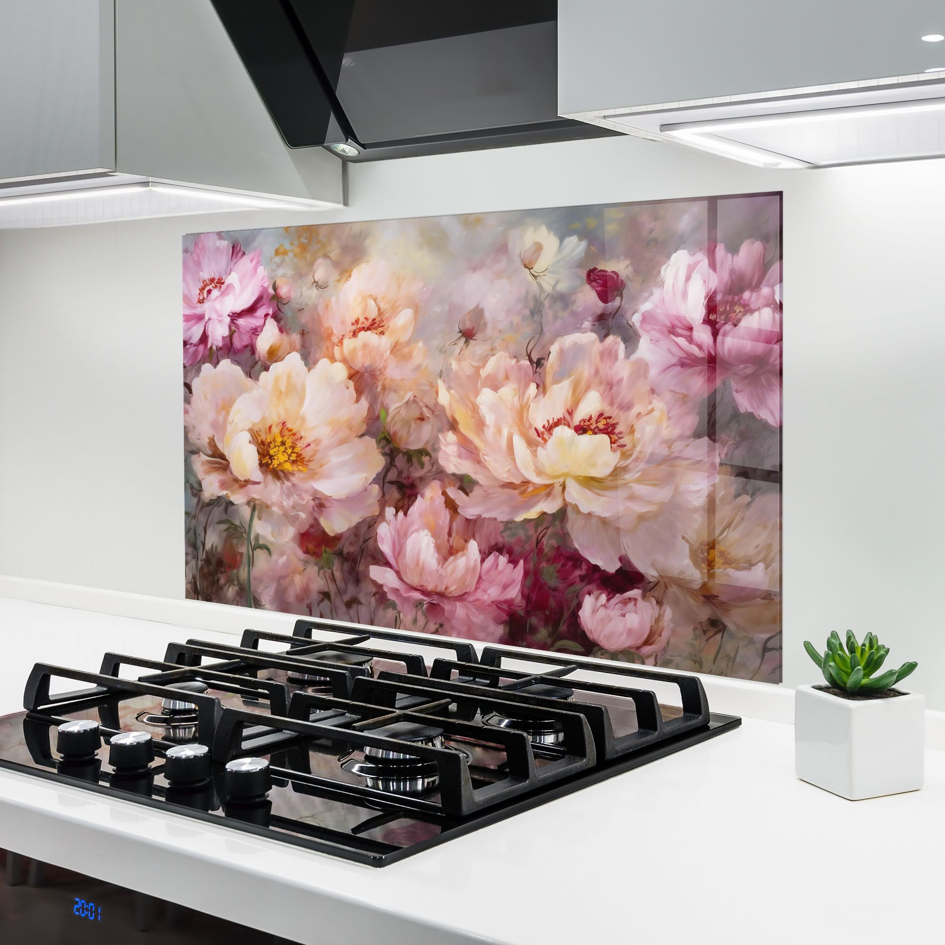 Peony Painting Art mockup 6