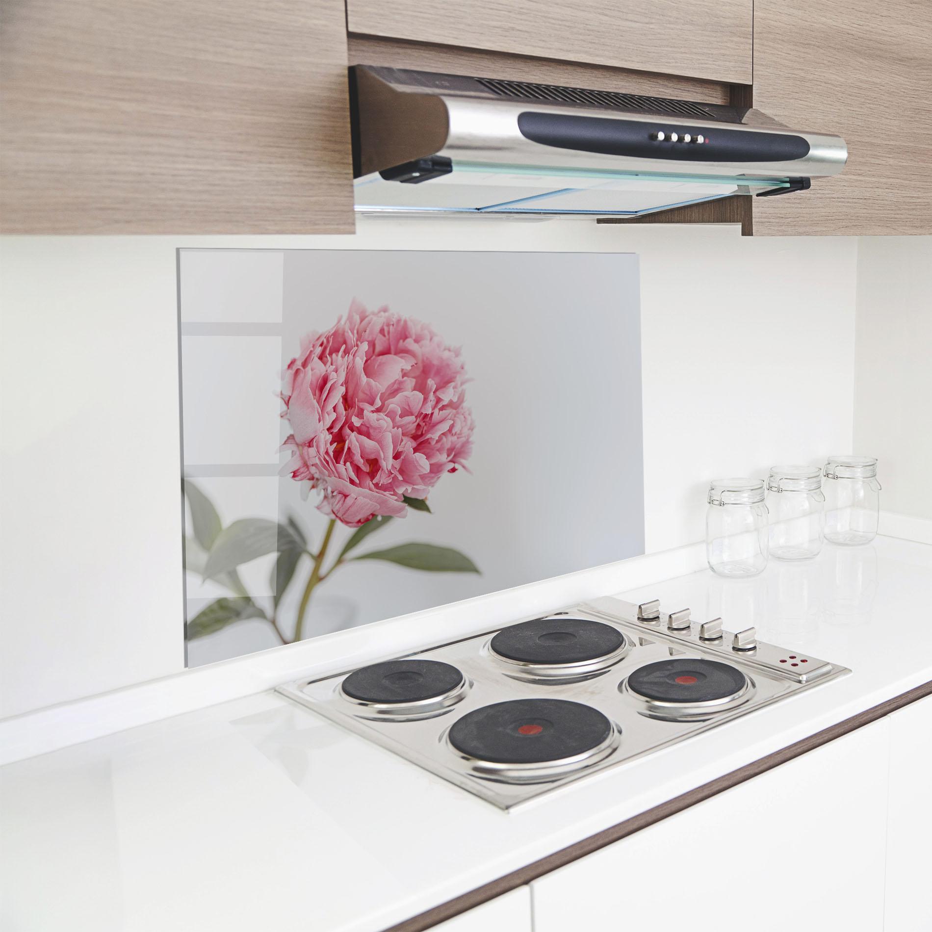 Panou Sticla Bucatarie One Peony mockup 8