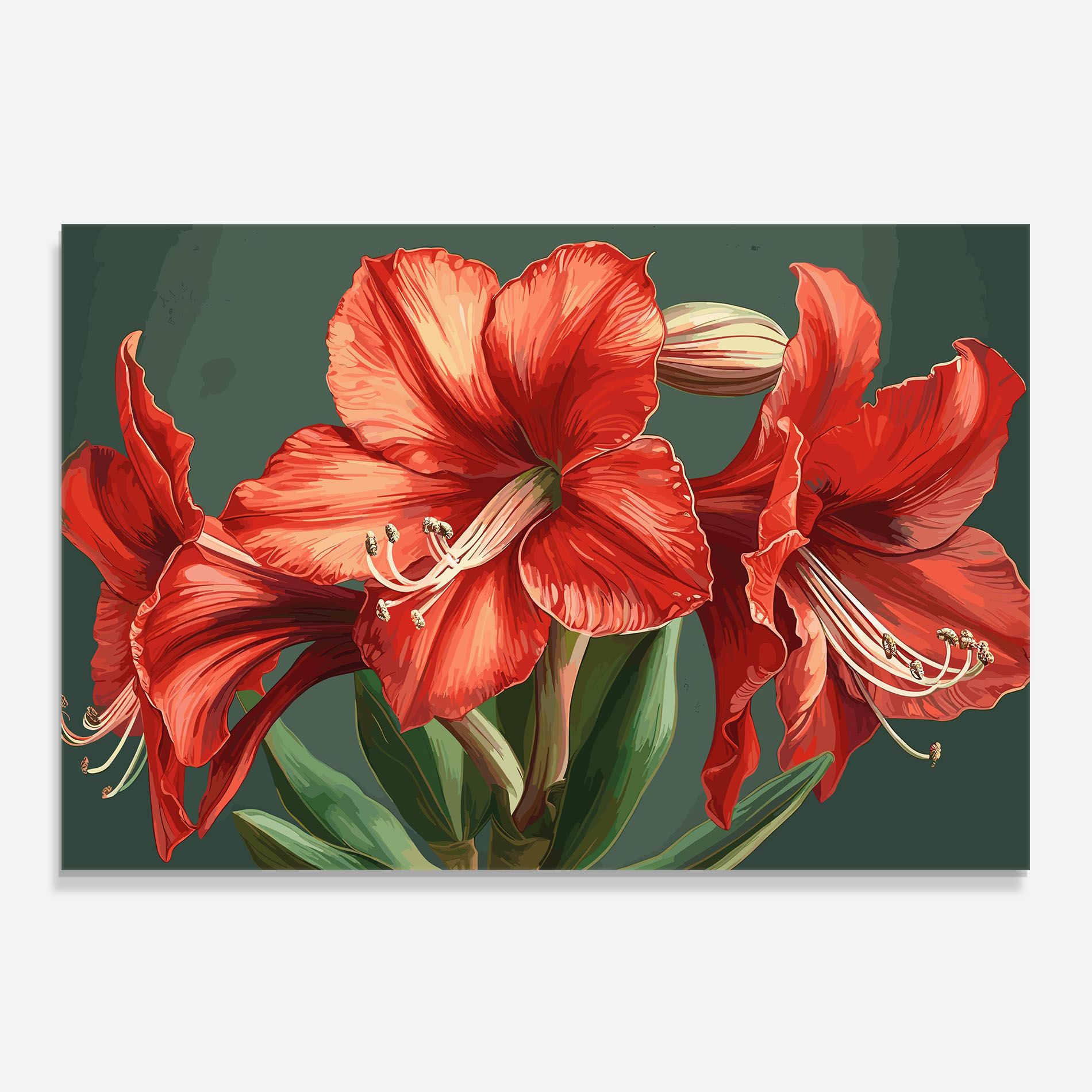 Lily Orange Art mockup 0