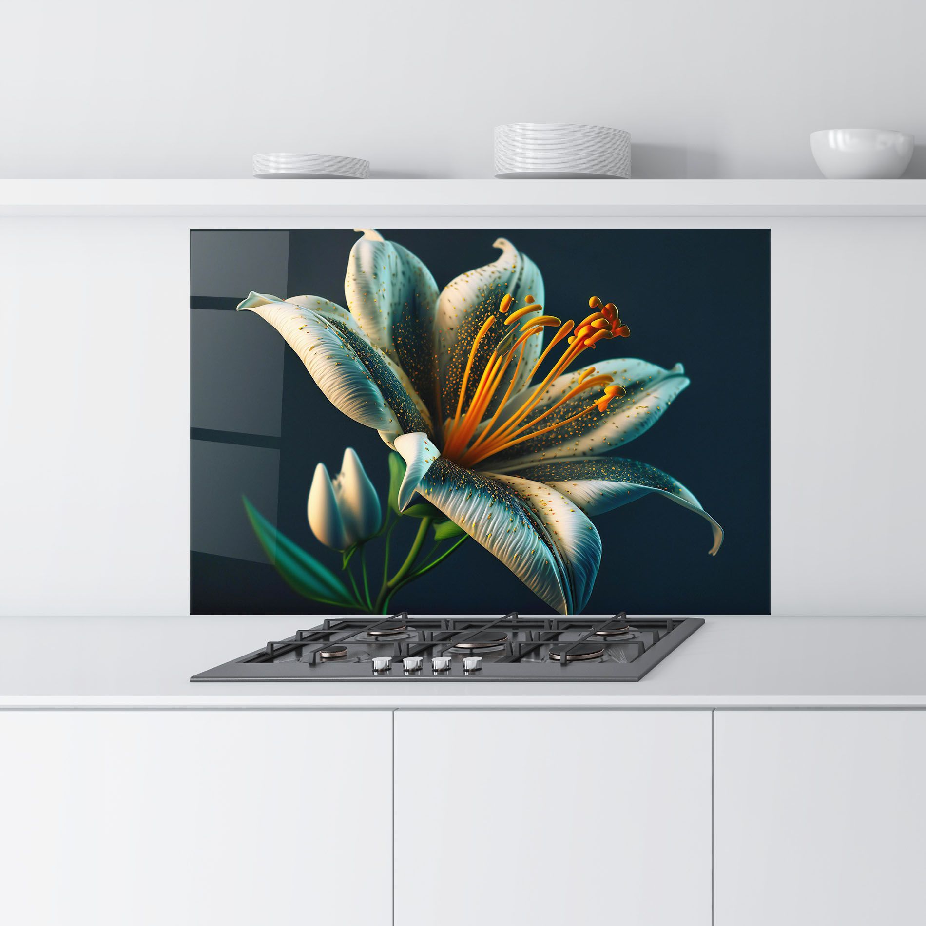 Blue Grey Lily mockup 9