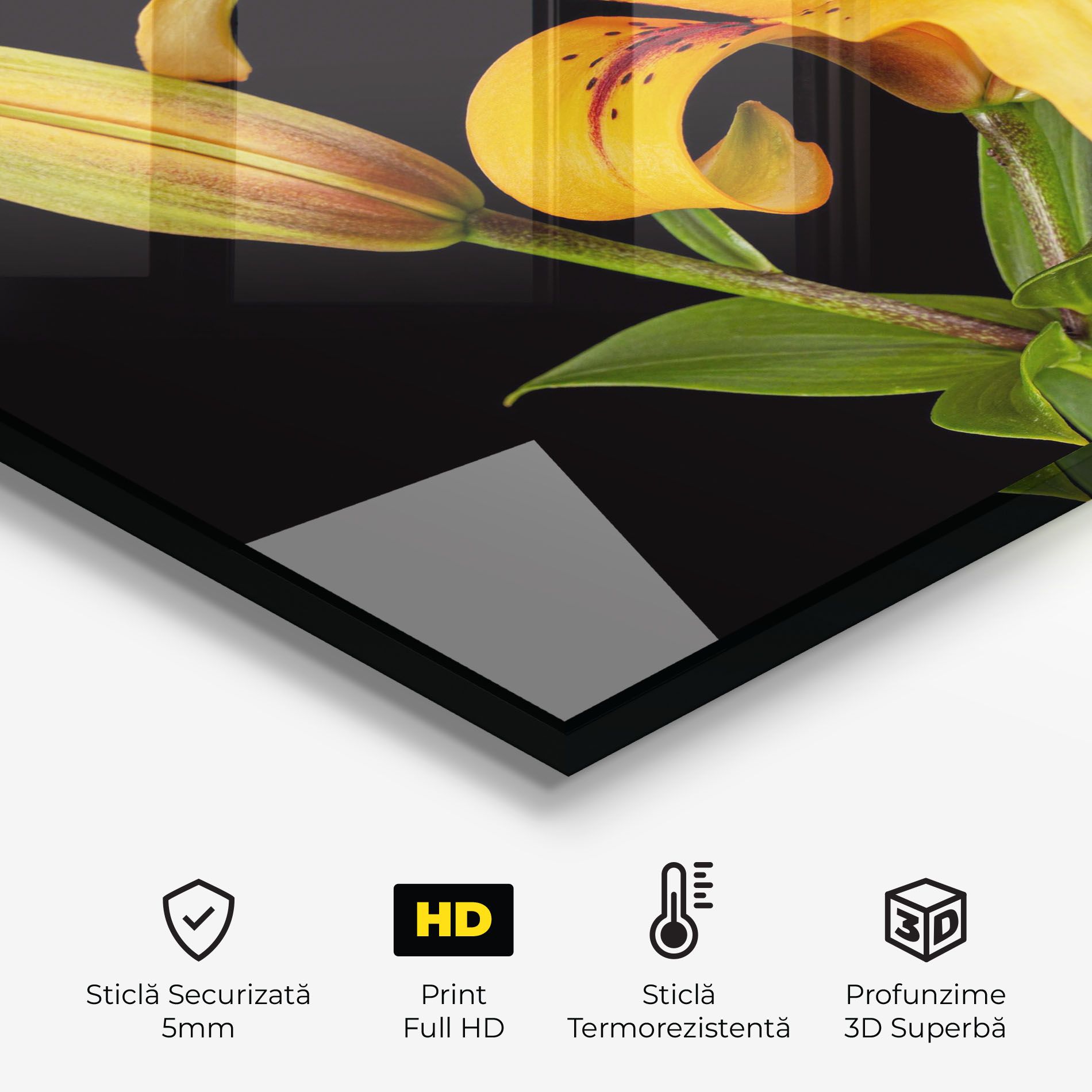 Beautiful Yellow Lily mockup 2