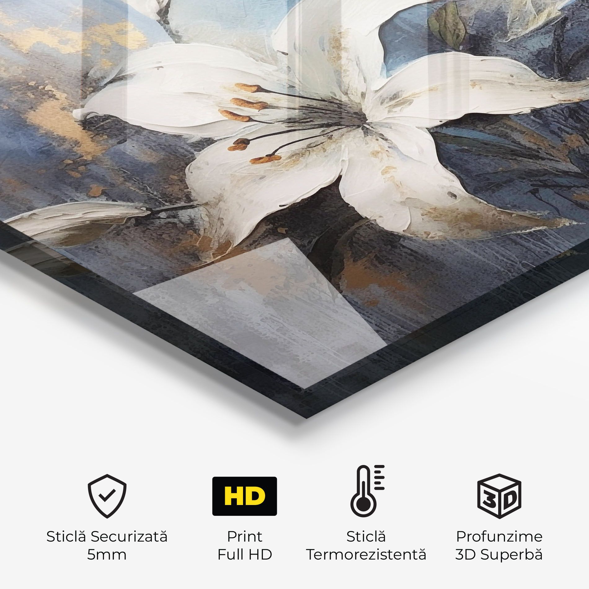 Gold Lily Painting mockup 2