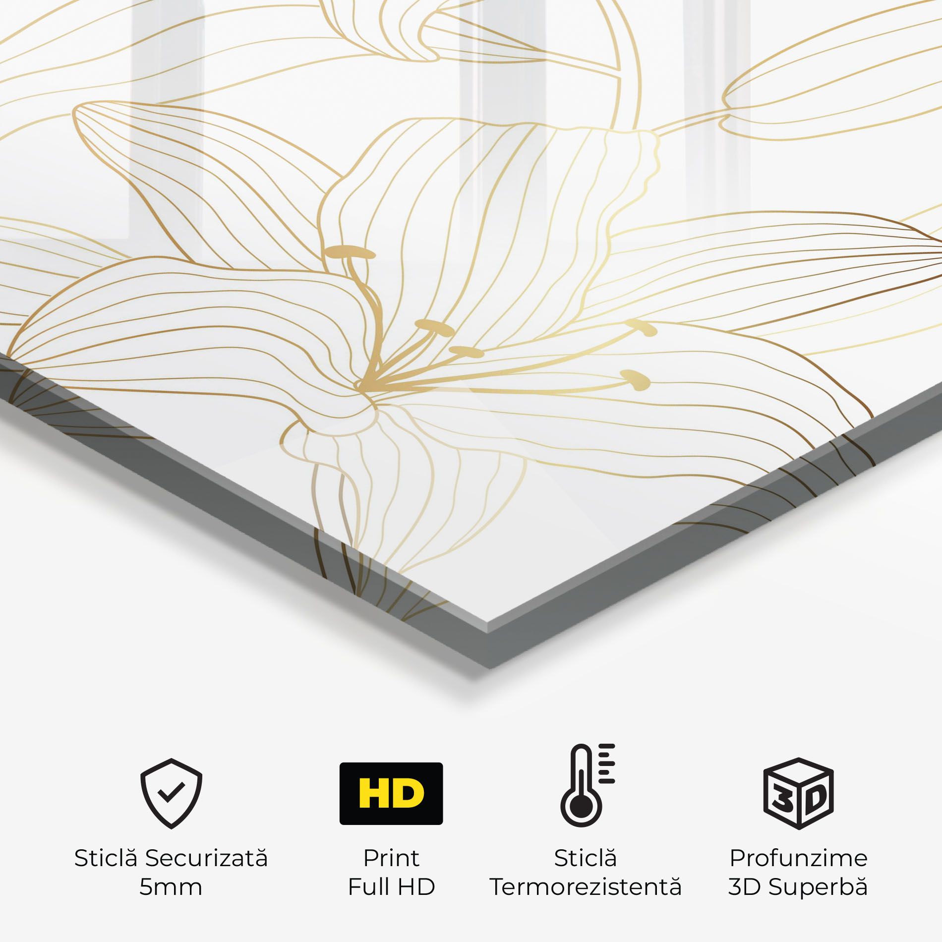 Luxury Golden Lily mockup 2