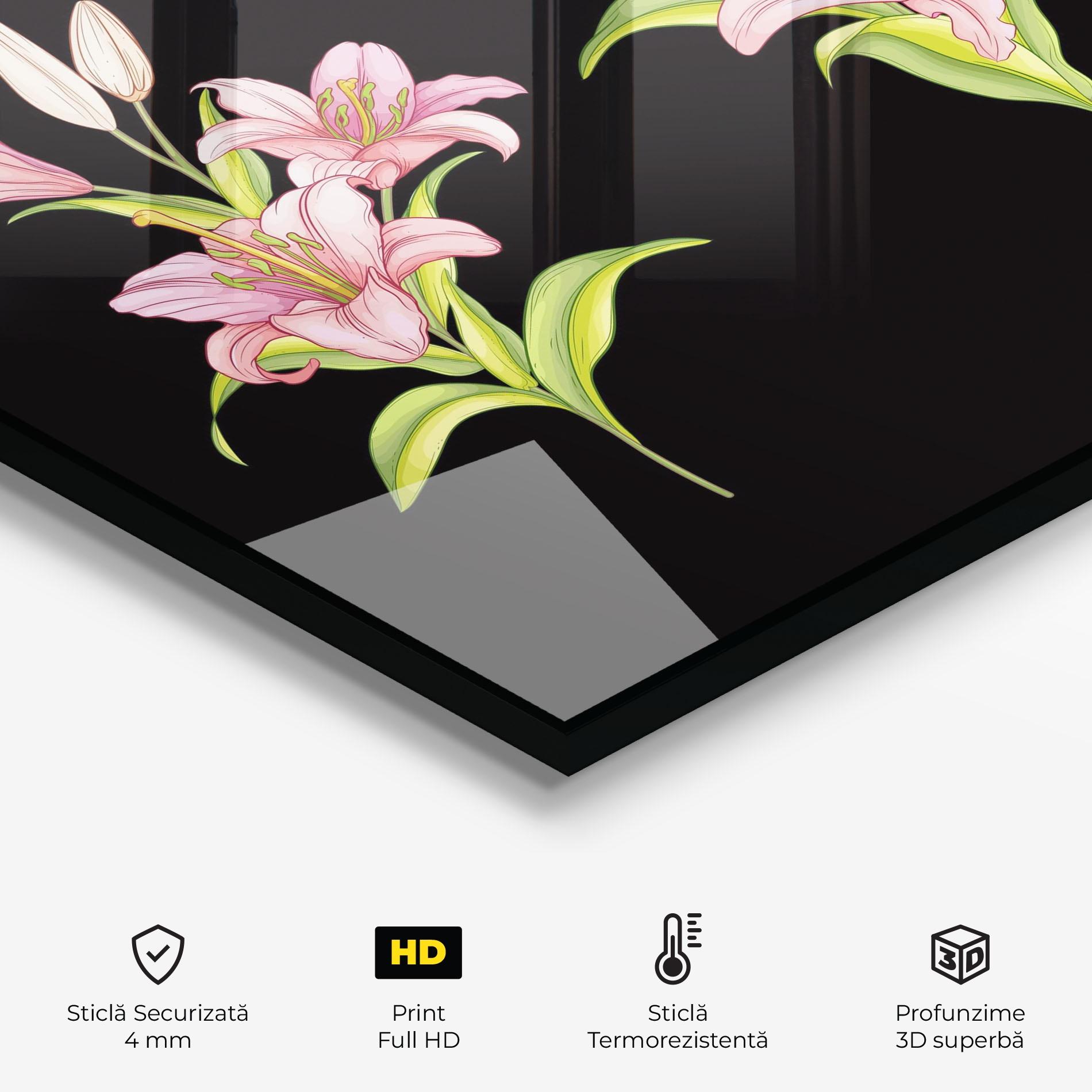 Panou Sticla Bucatarie Lily Set mockup 2