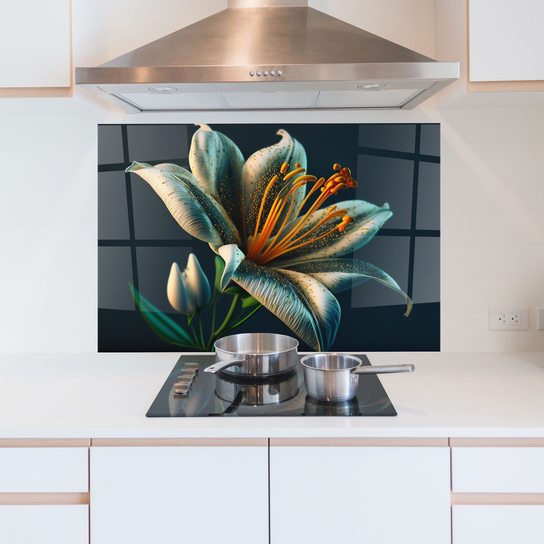 Blue Grey Lily mockup 5