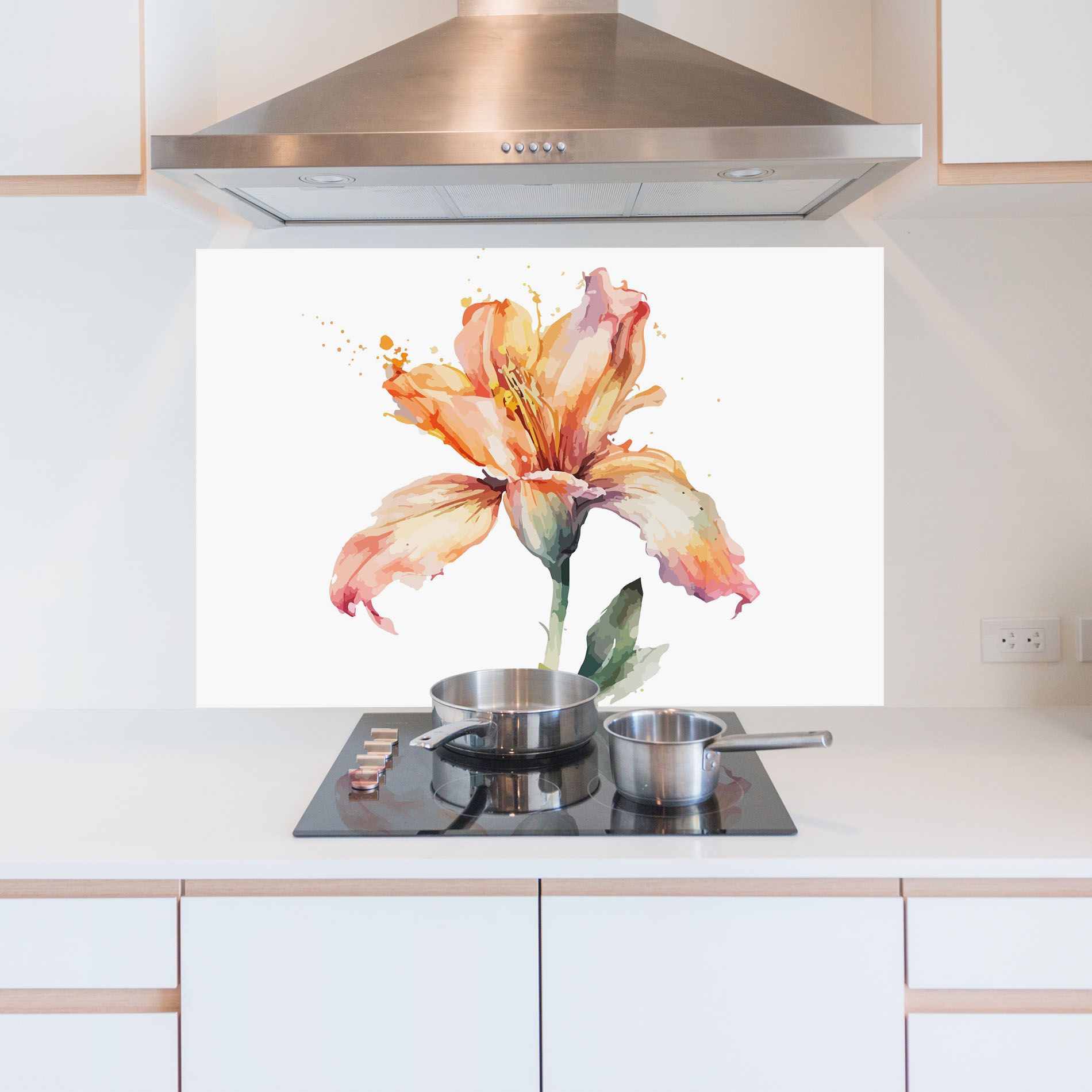 Orange Purple Lily mockup 5