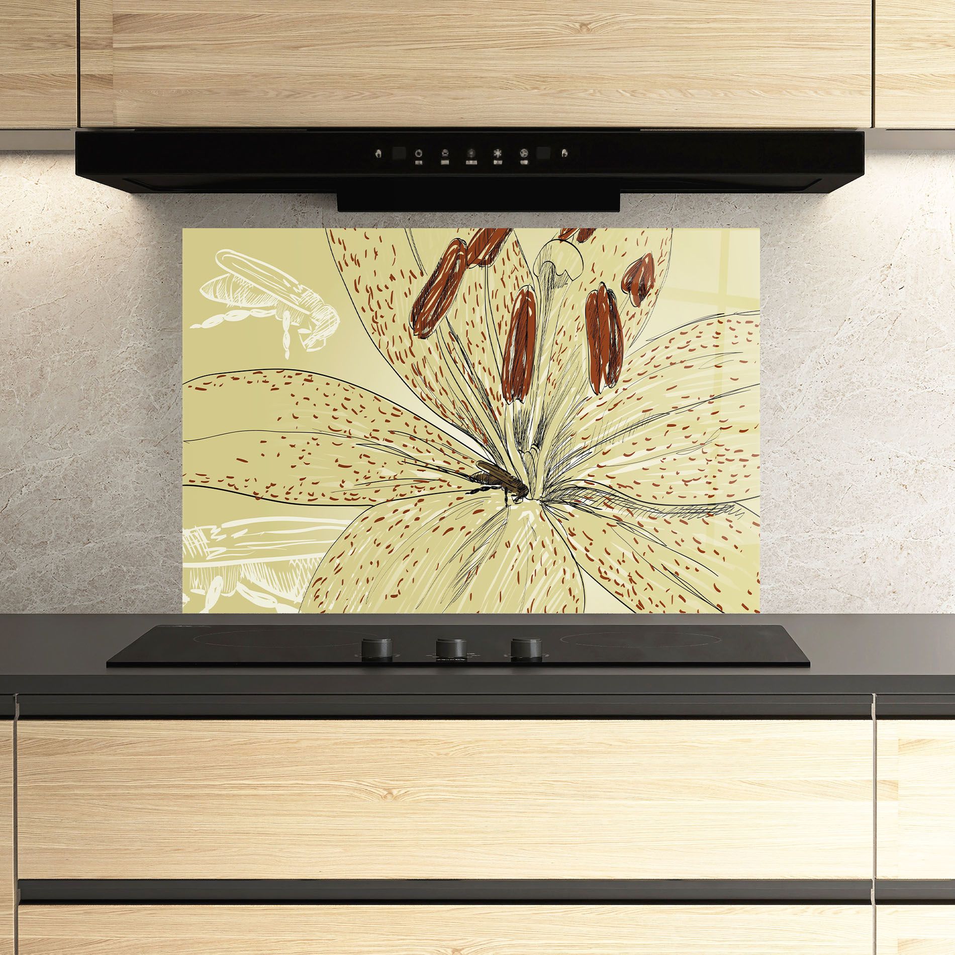 Cream Lily Bee mockup 3