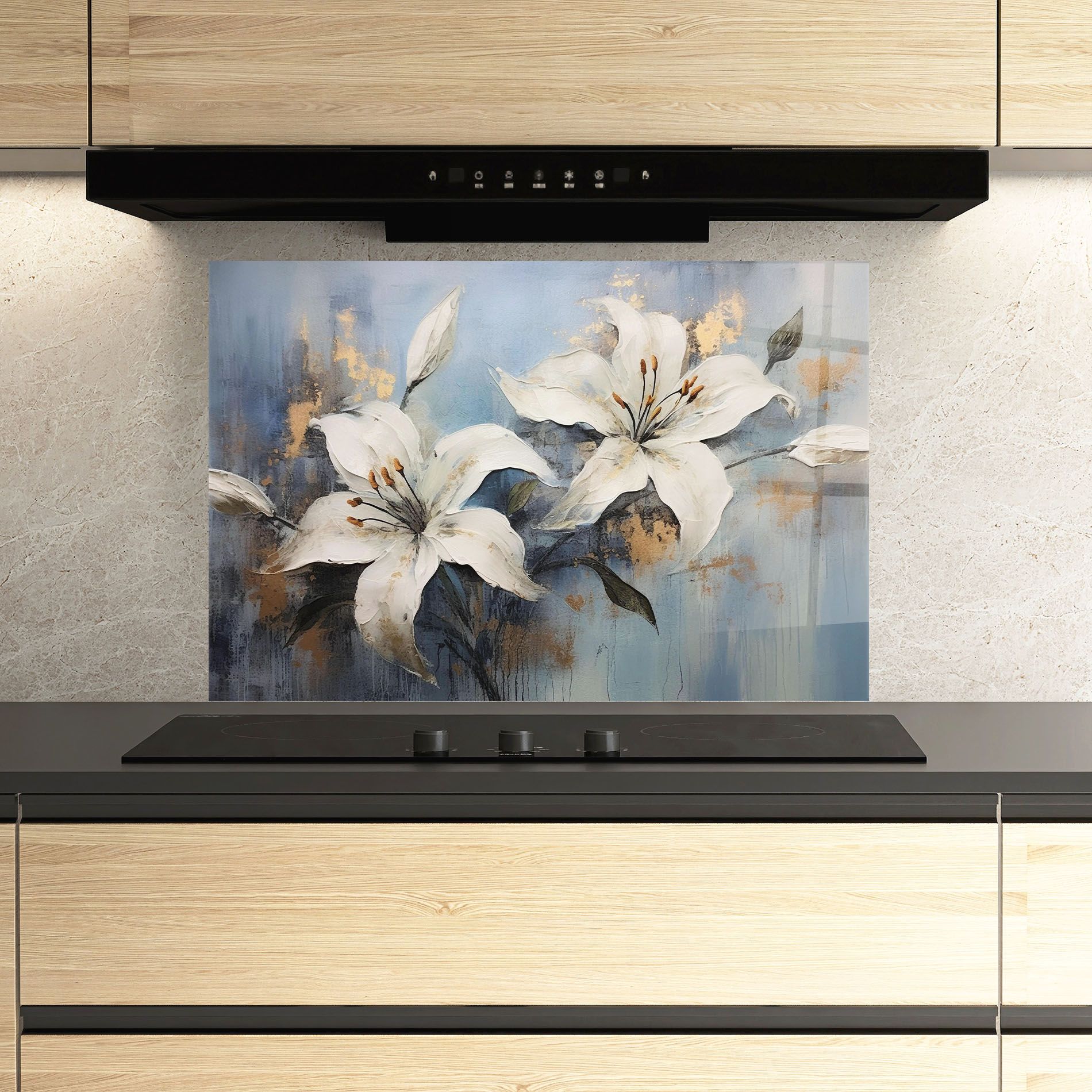 Gold Lily Painting mockup 3