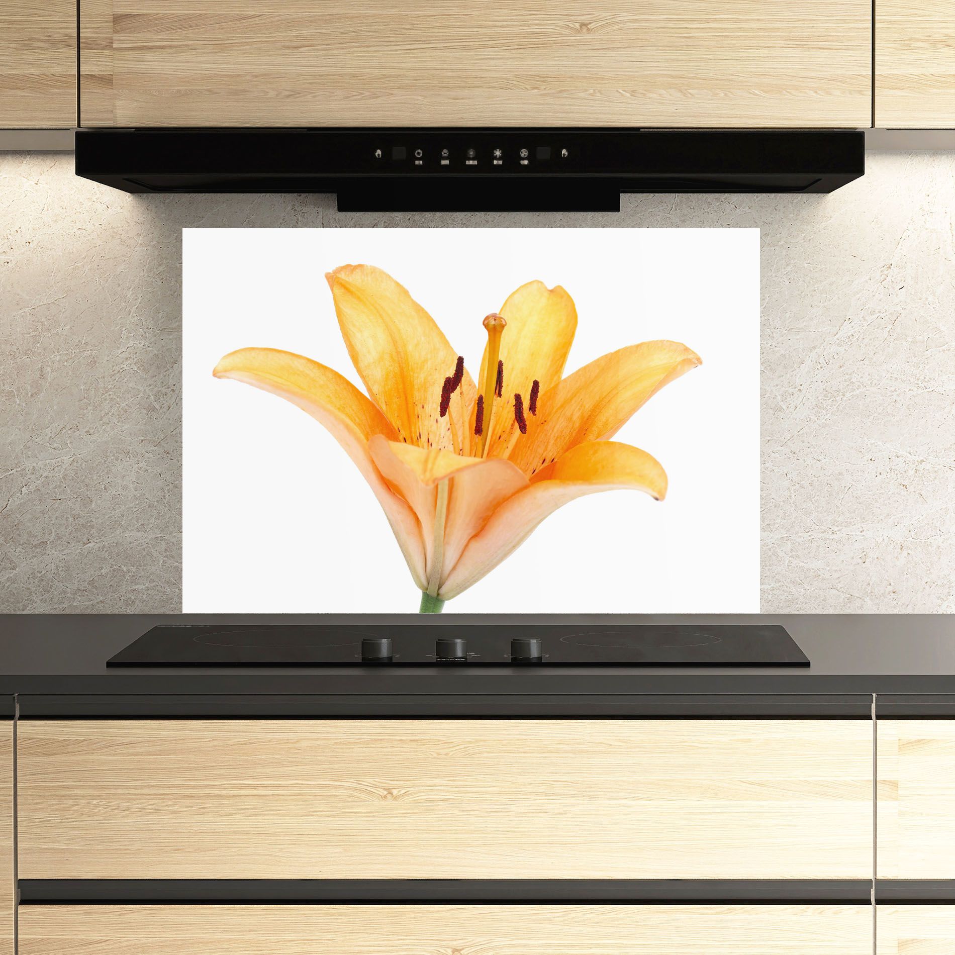 Yellow With Orange Lily mockup 3
