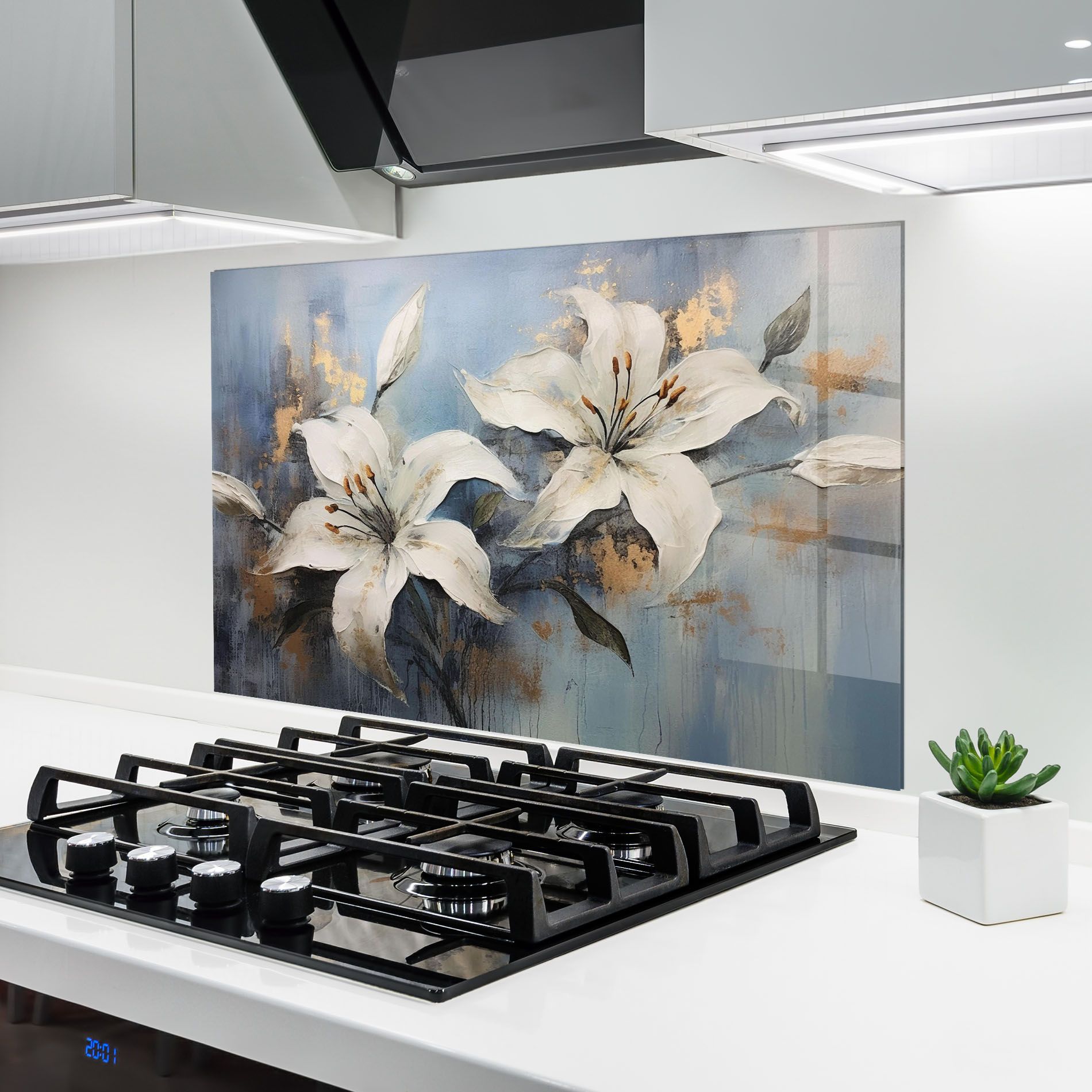 Gold Lily Painting mockup 6