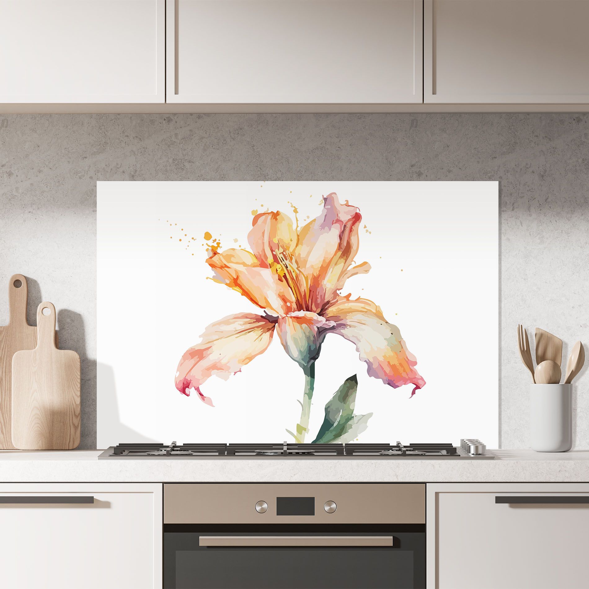 Orange Purple Lily mockup 7