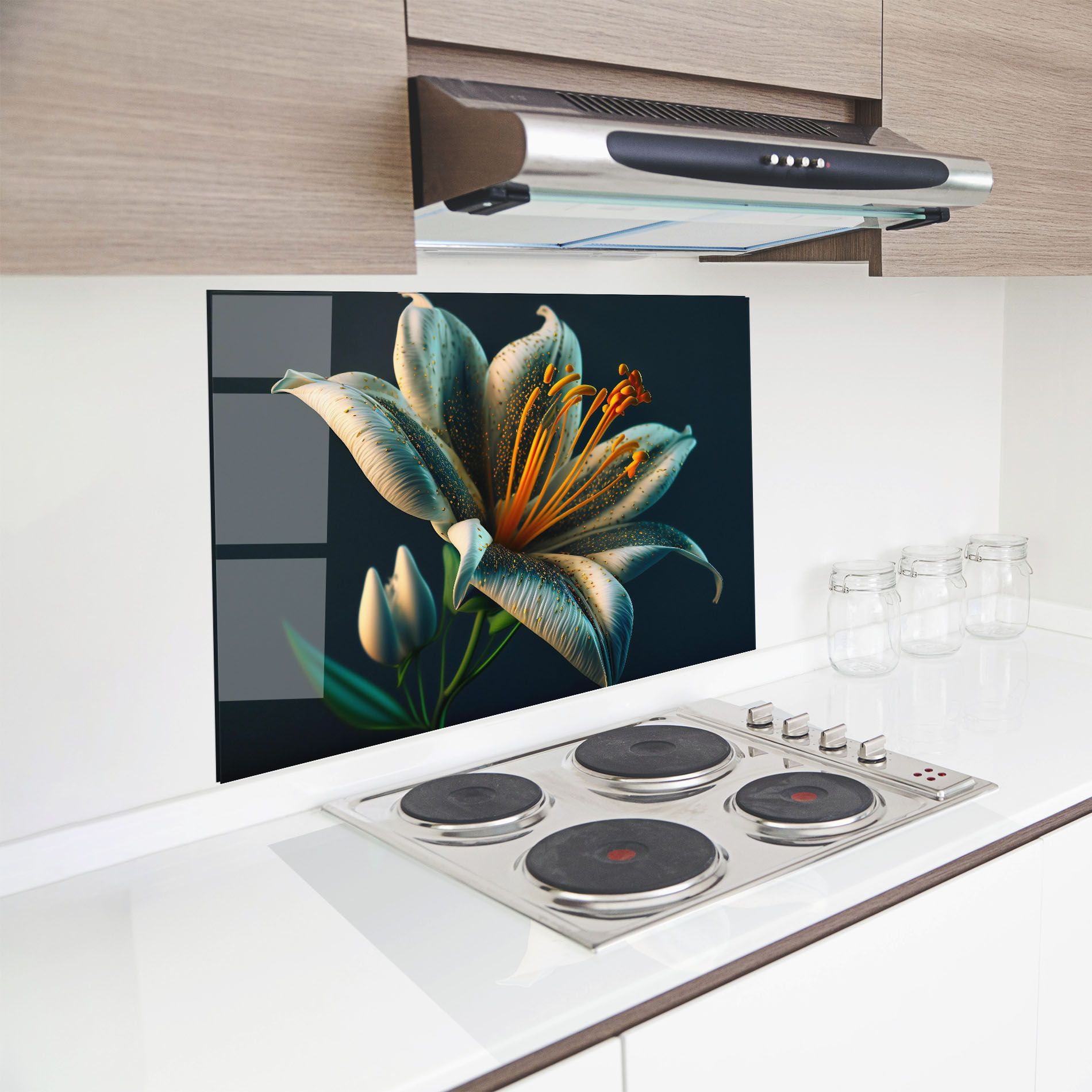 Blue Grey Lily mockup 8