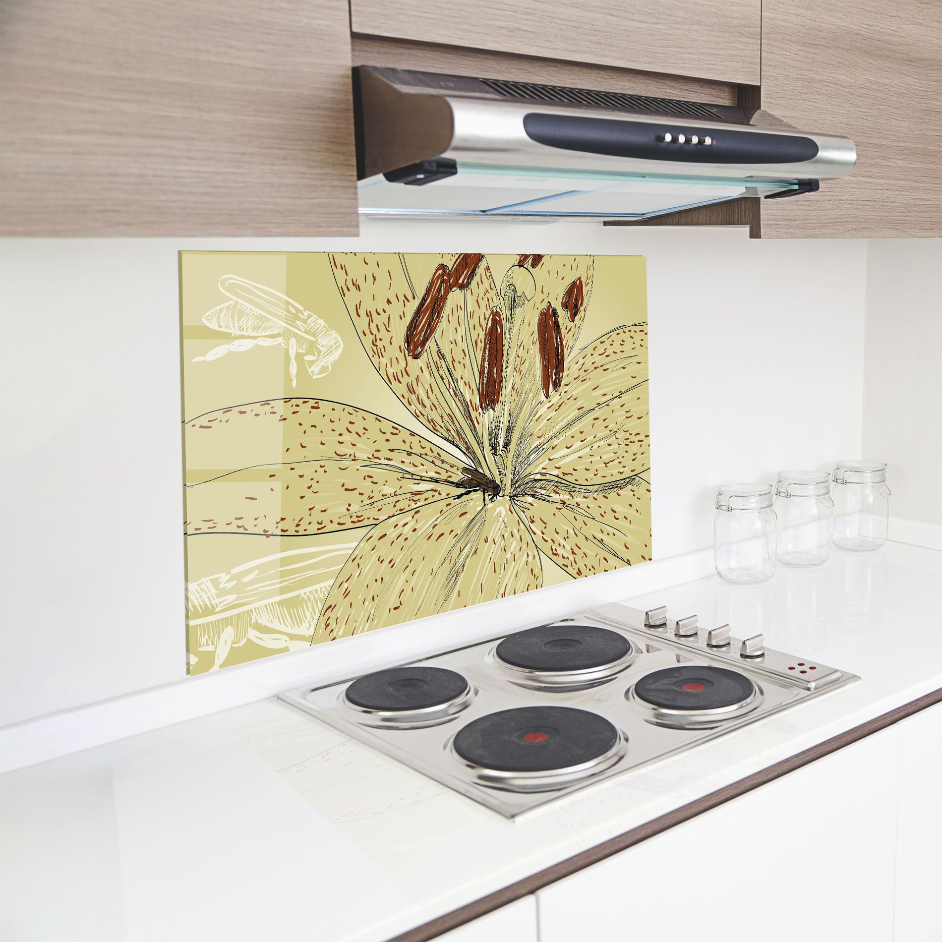 Cream Lily Bee mockup 8