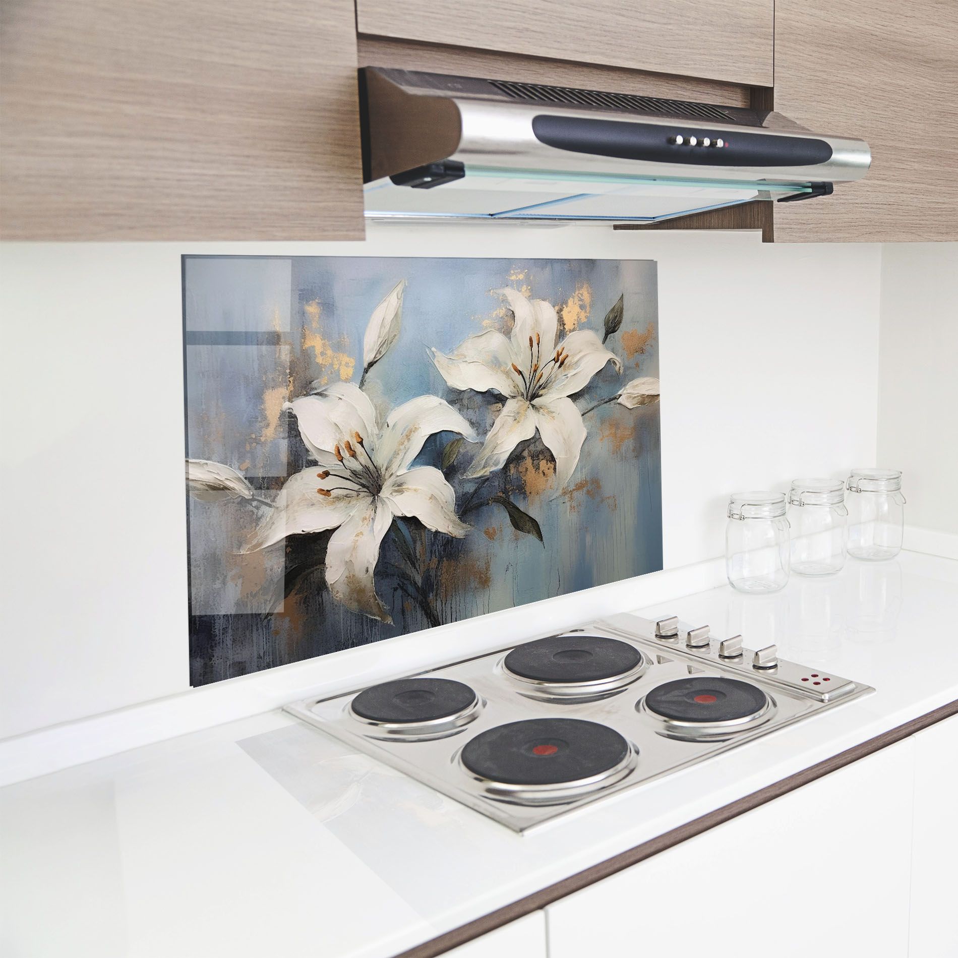 Gold Lily Painting mockup 8