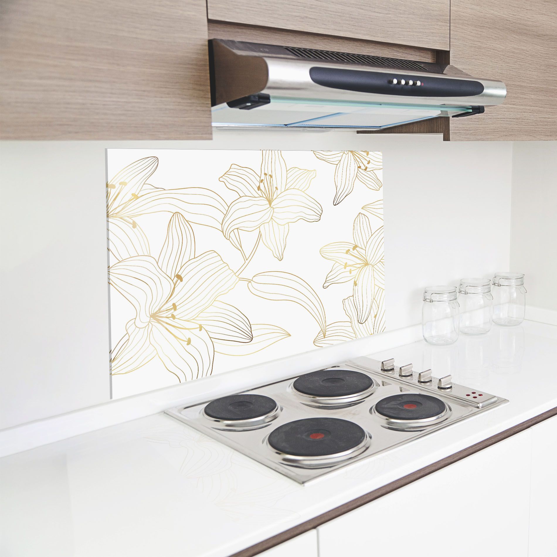 Luxury Golden Lily mockup 8