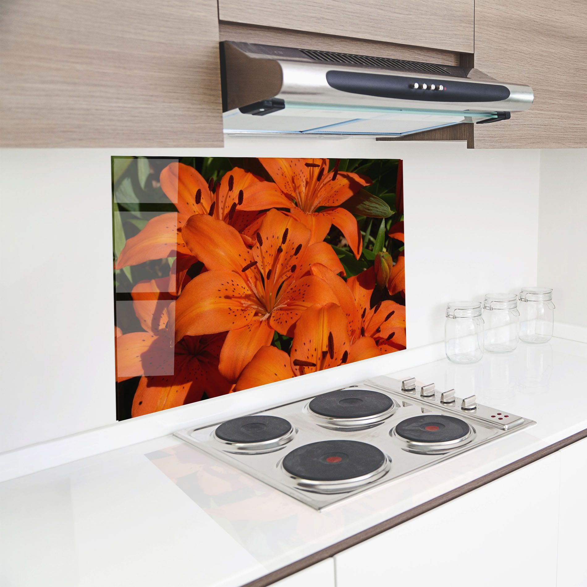 Orange Lily In The Sun mockup 8