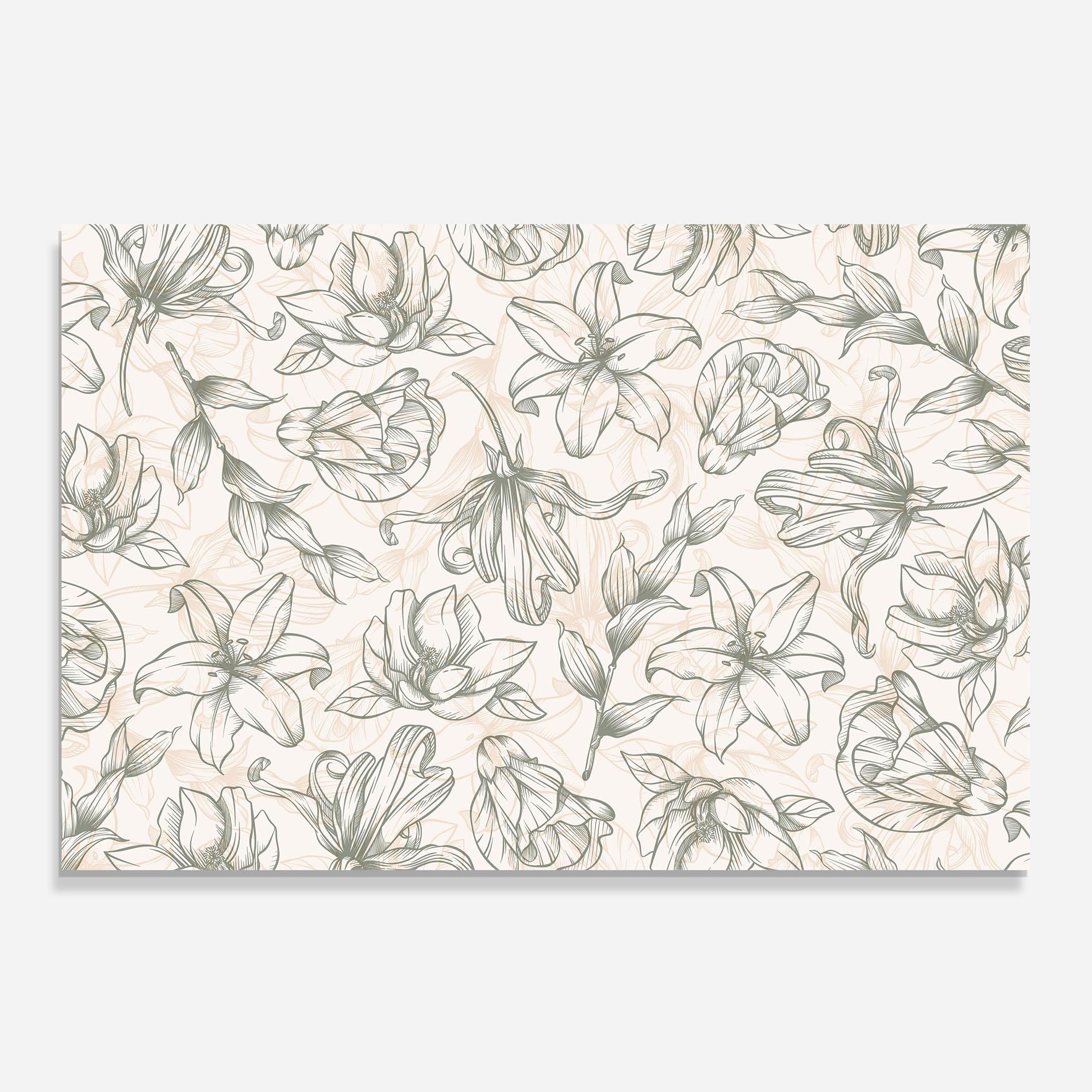 Panou Sticla Bucatarie Cream Grey Line mockup 0