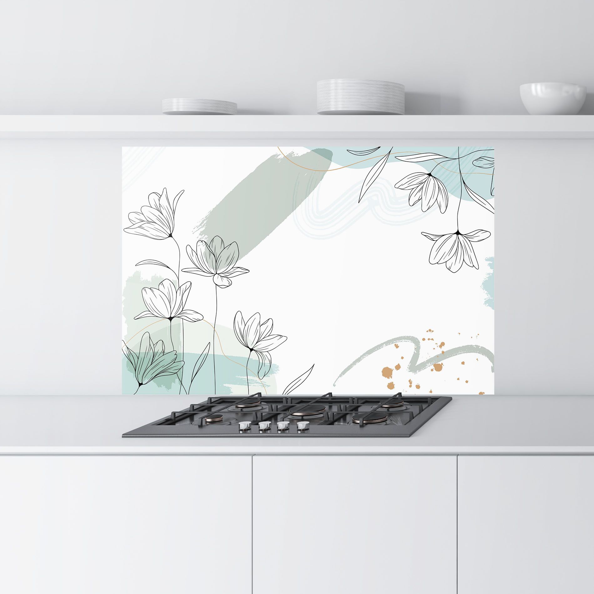 Black Blue Line mockup 9