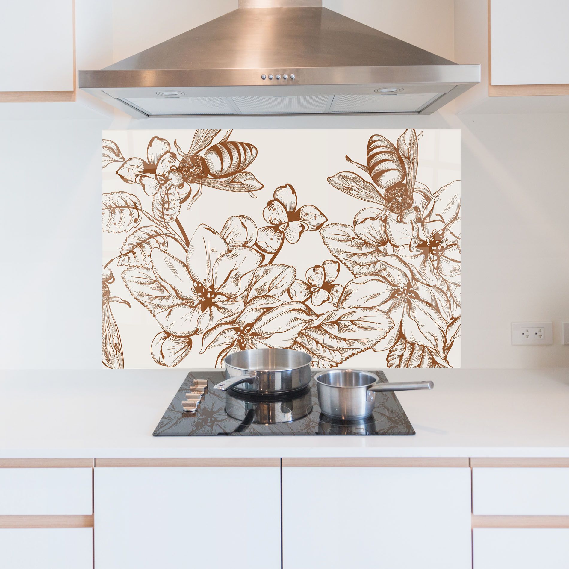 Bee Flower Line mockup 5