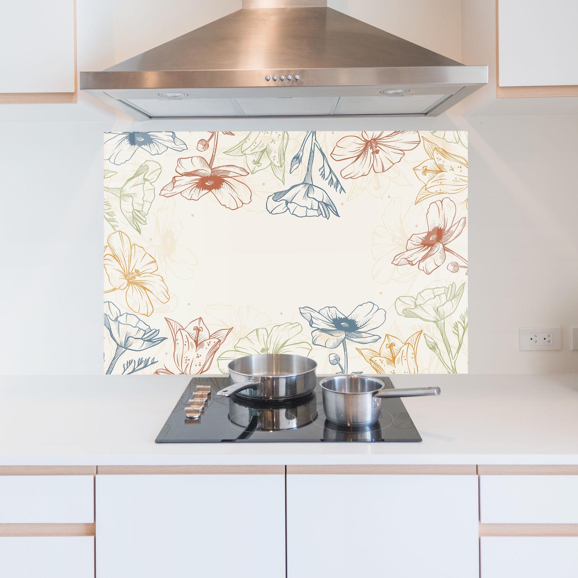 Panou Sticla Bucatarie Color Mix Line mockup 5