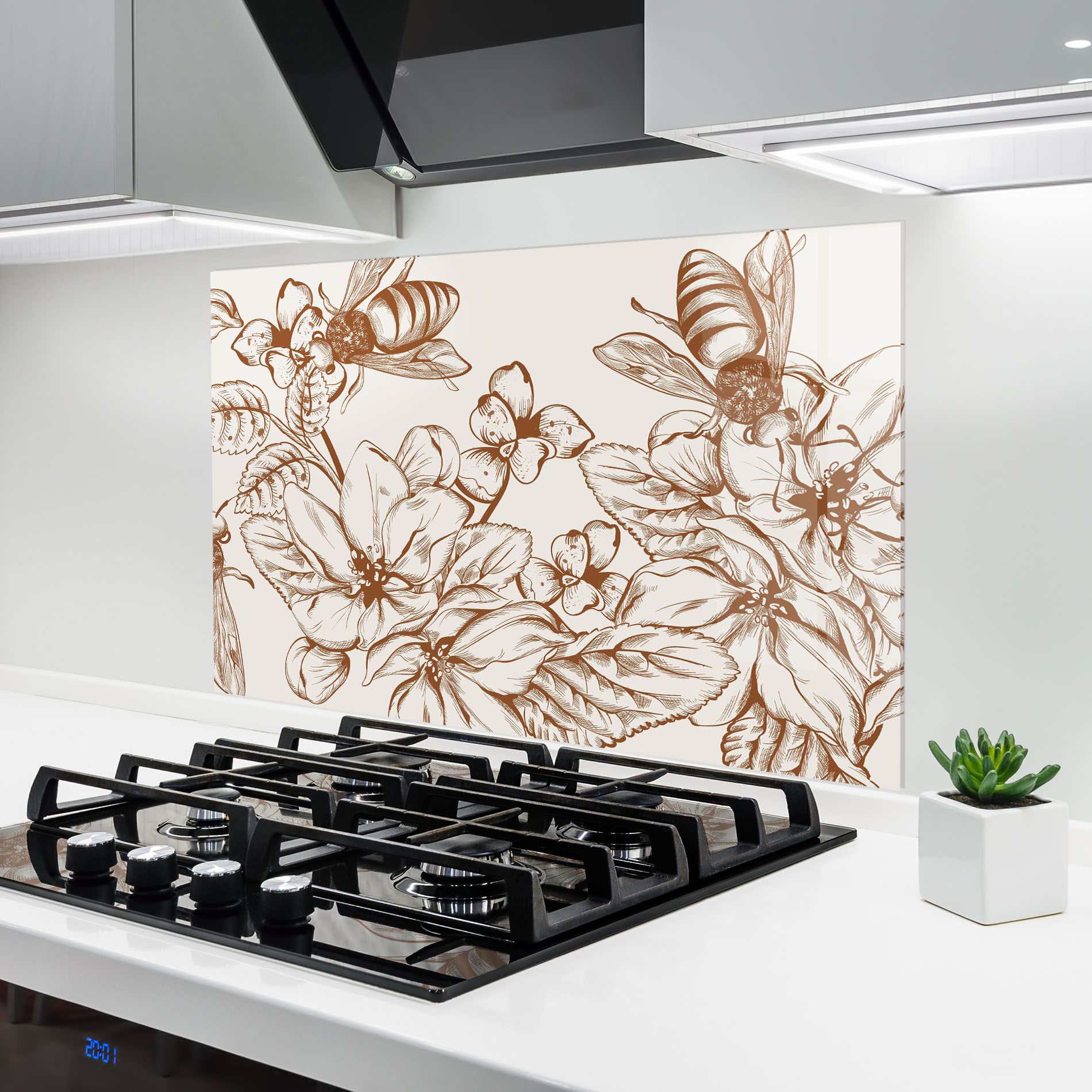 Bee Flower Line mockup 6