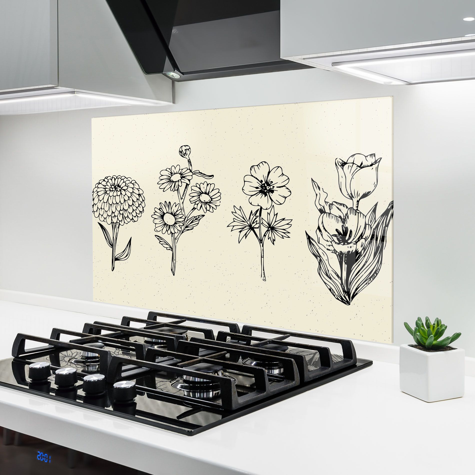 Black Line Cream mockup 6