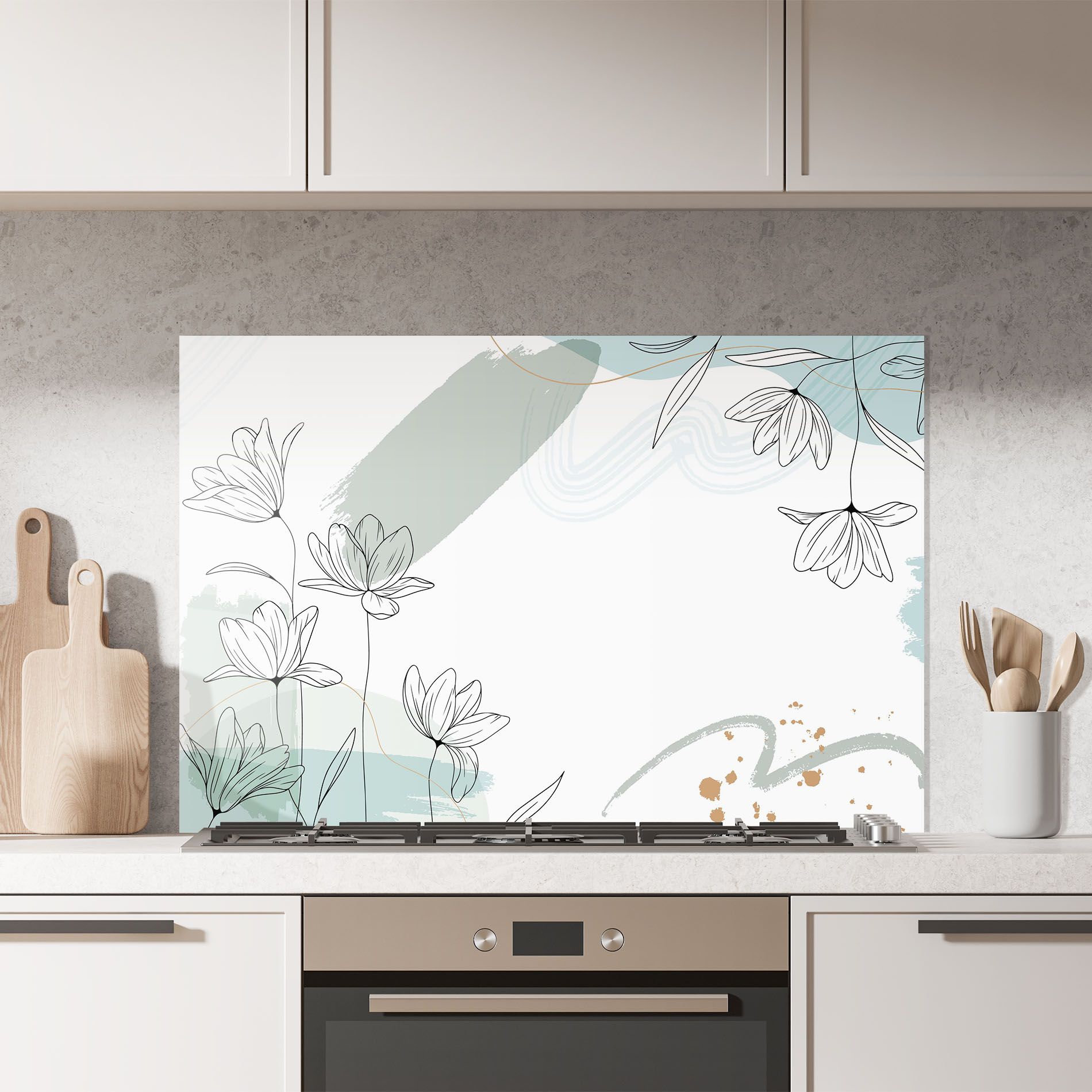 Black Blue Line mockup 7