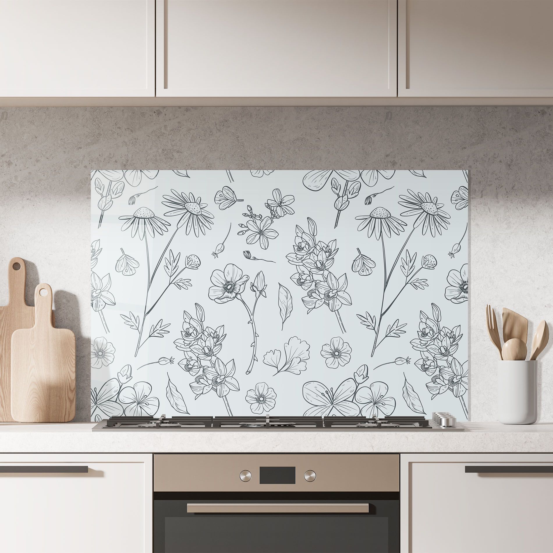 Blue Flower Line mockup 7