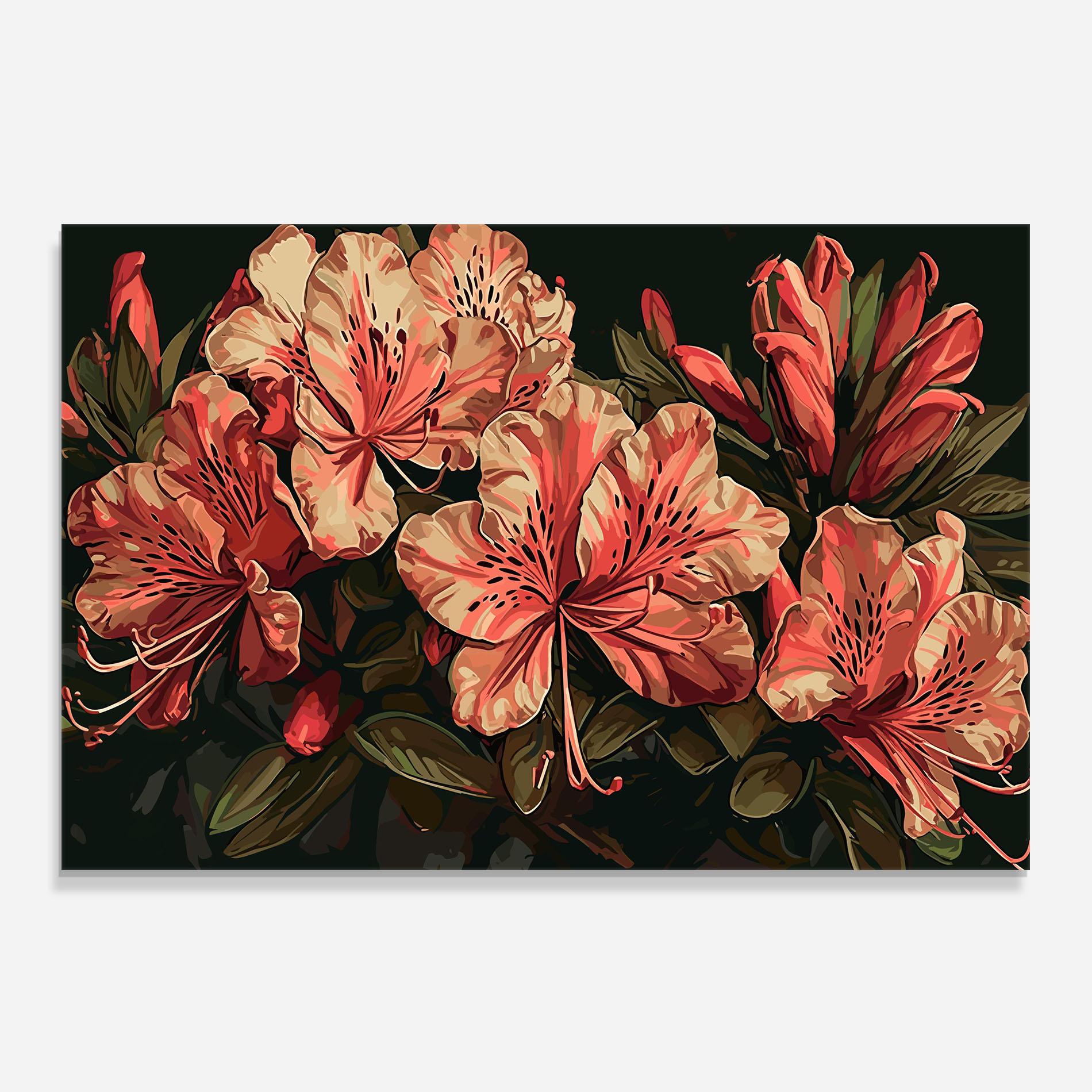 Panou Sticla Bucatarie Cream Exotic Art mockup 0