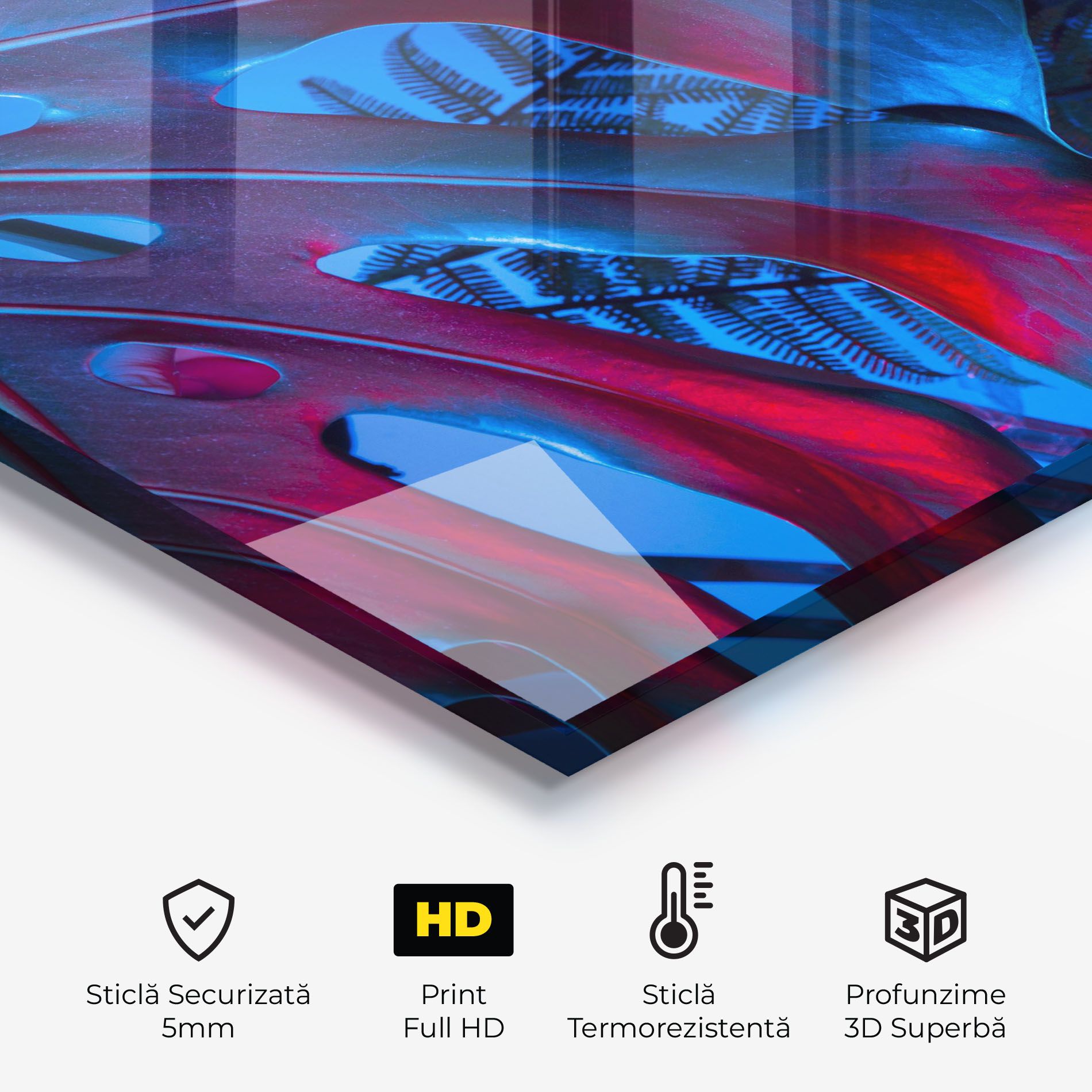 Exotic Blue Leaf mockup 2