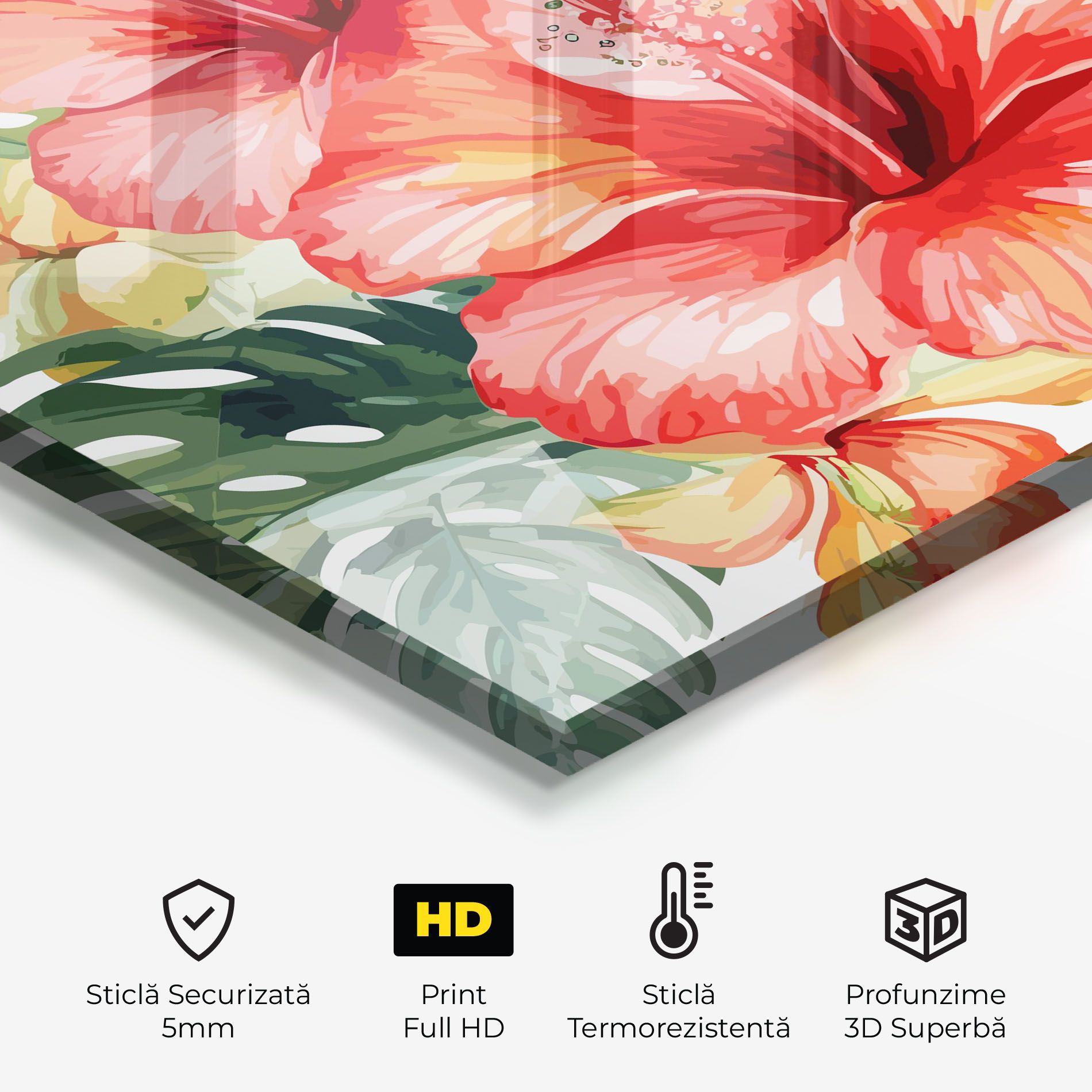 Exotic Red Flower mockup 2