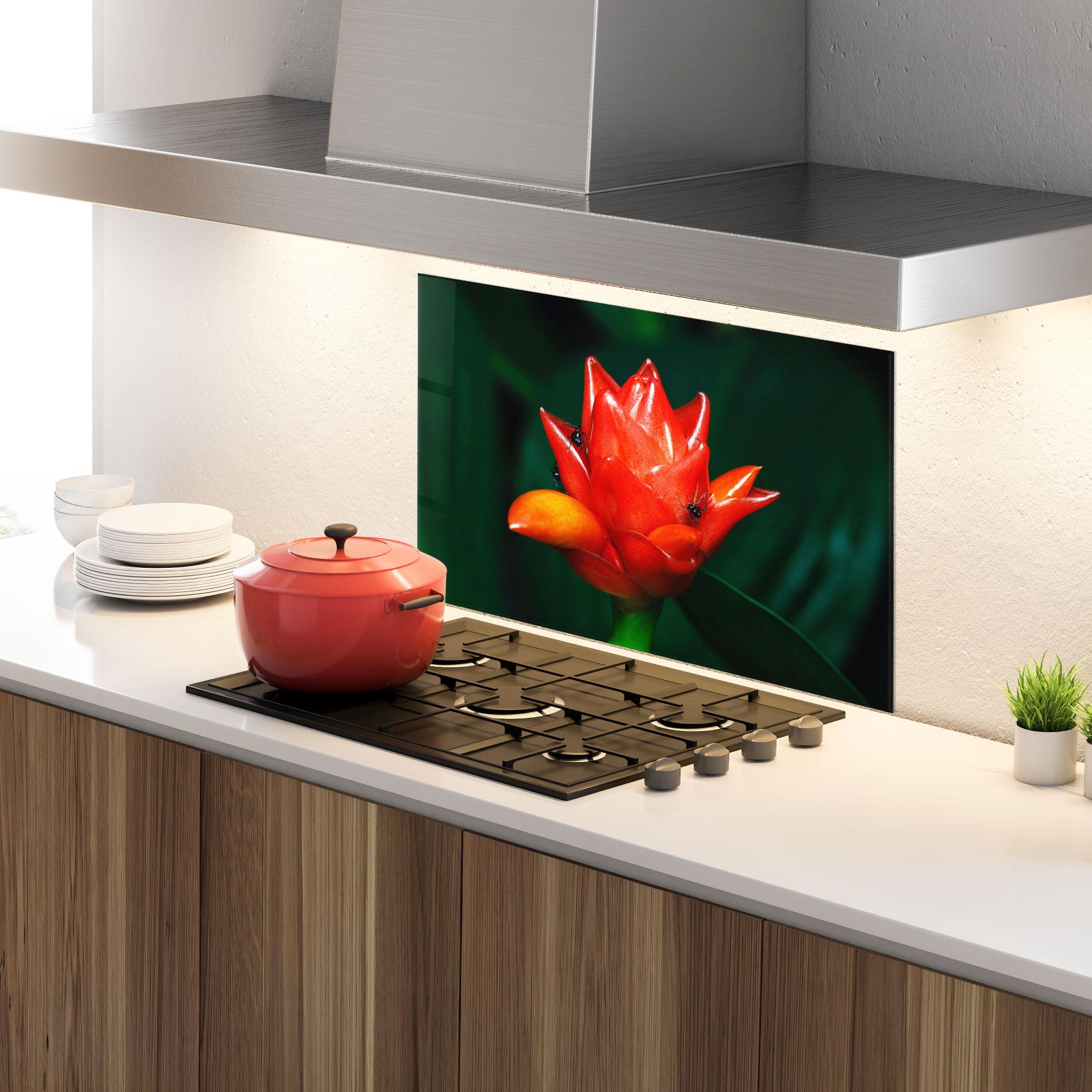 Panou Sticla Bucatarie Cool Orange Exotic mockup 4