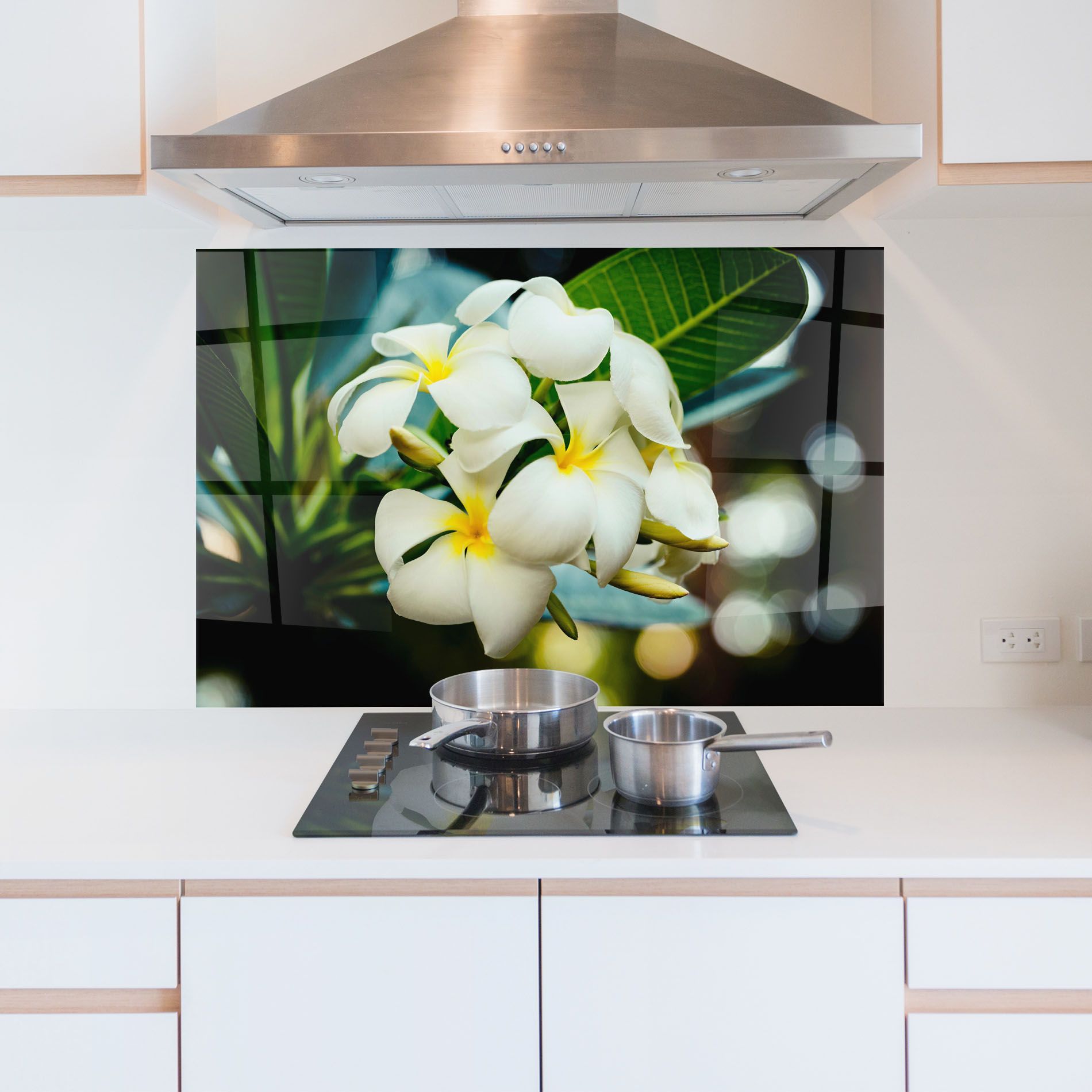 Beautiful White Exotic mockup 5