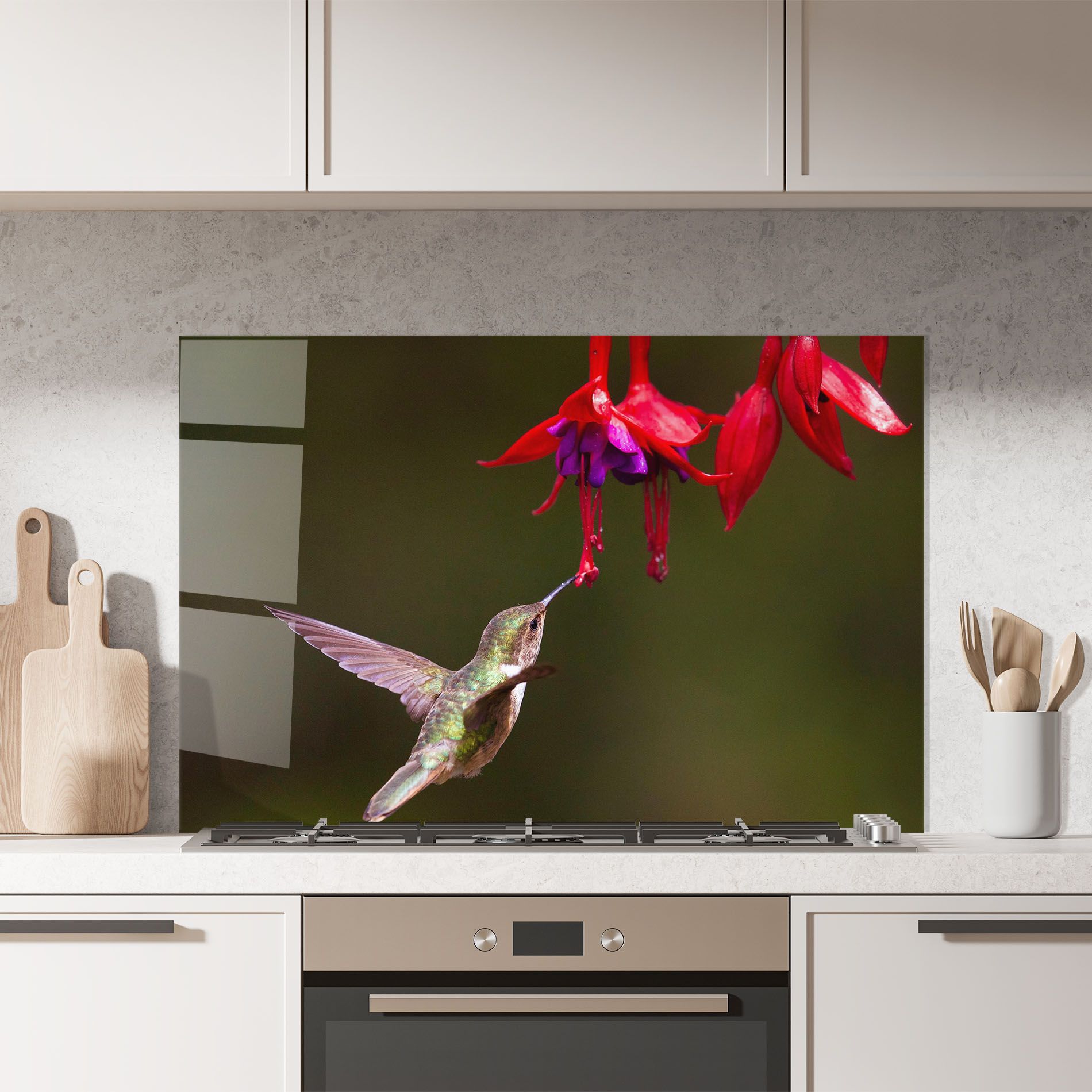 Exotic Flower Bird mockup 7