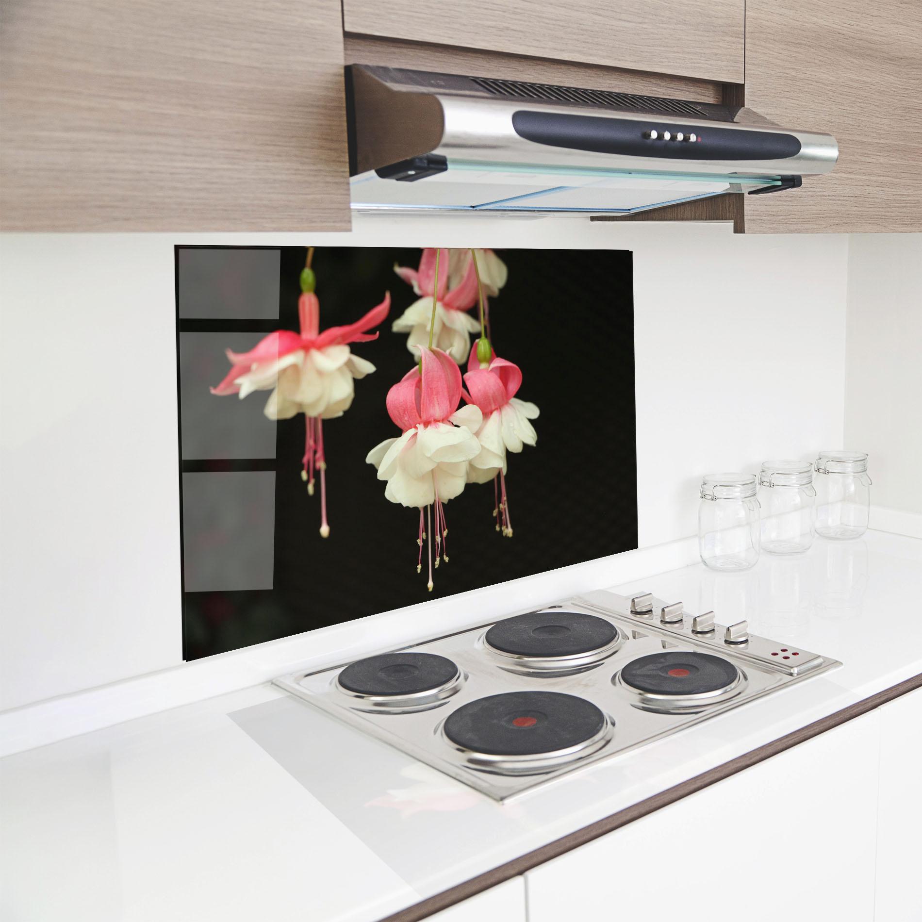 Panou Sticla Bucatarie Amazing Exotic Plant mockup 8