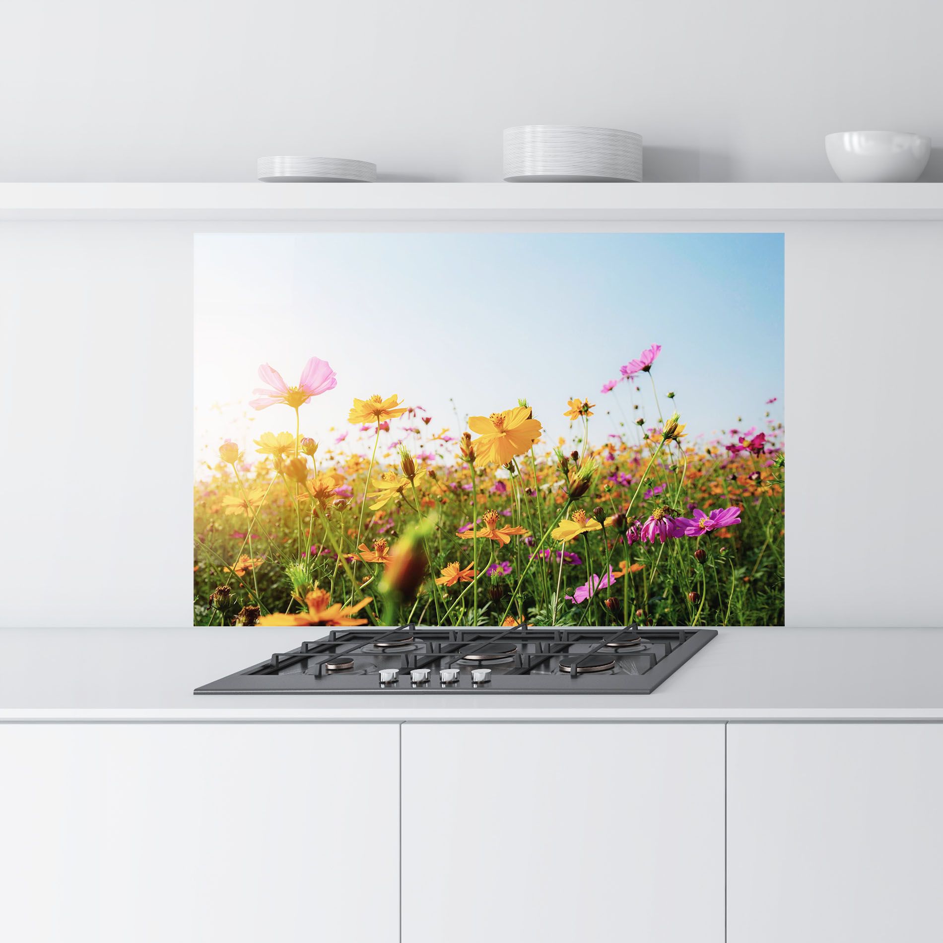 Cosmos Field Sunset mockup 9