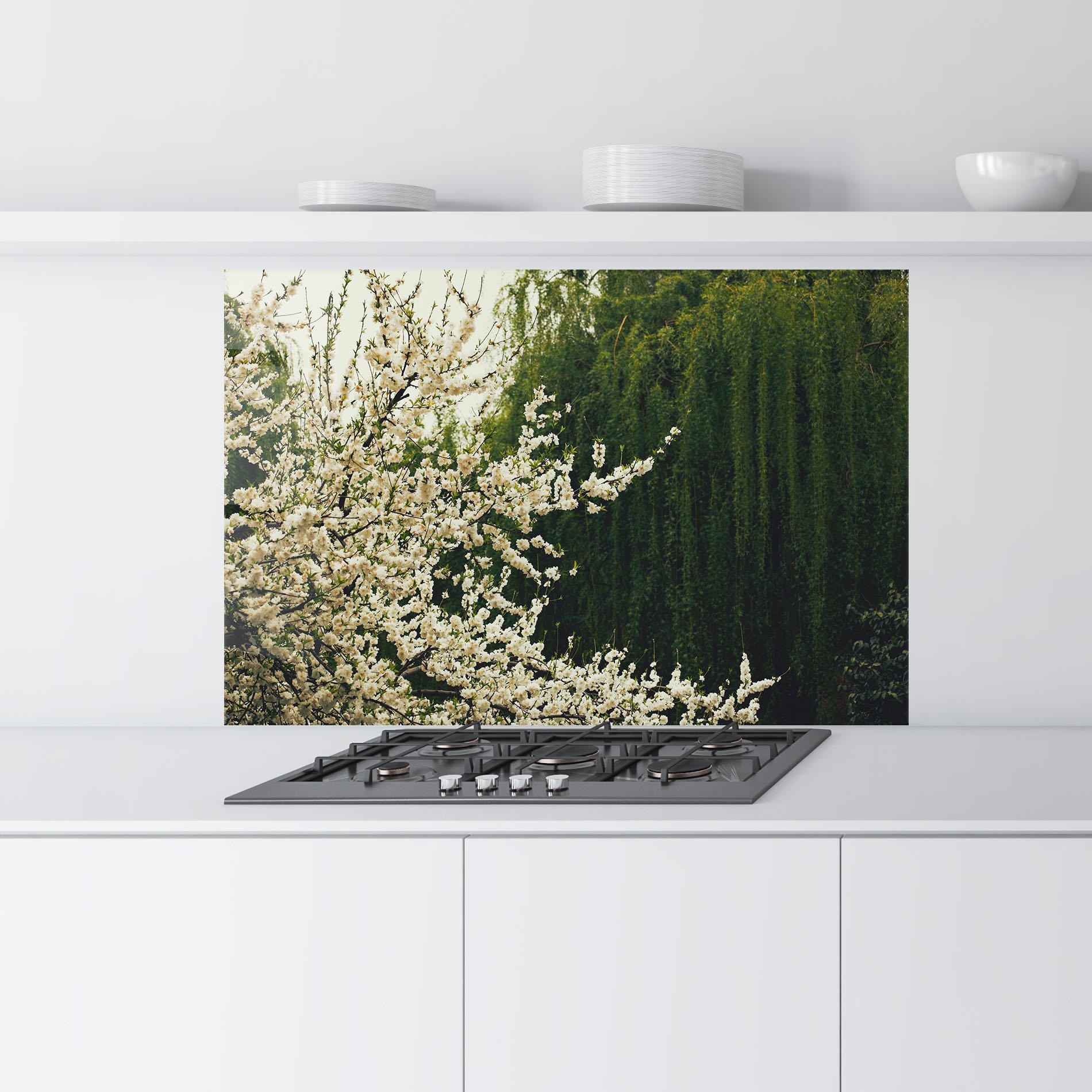 Panou Sticla Bucatarie Nature Veiw Tree mockup 9