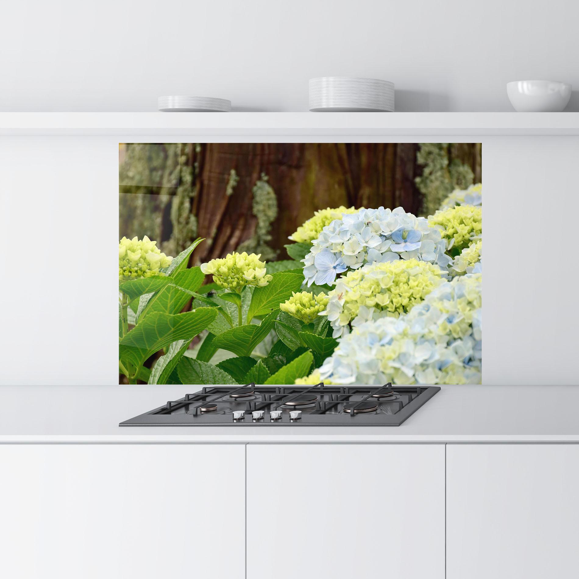 Panou Sticla Bucatarie Wild Tree Flower mockup 9