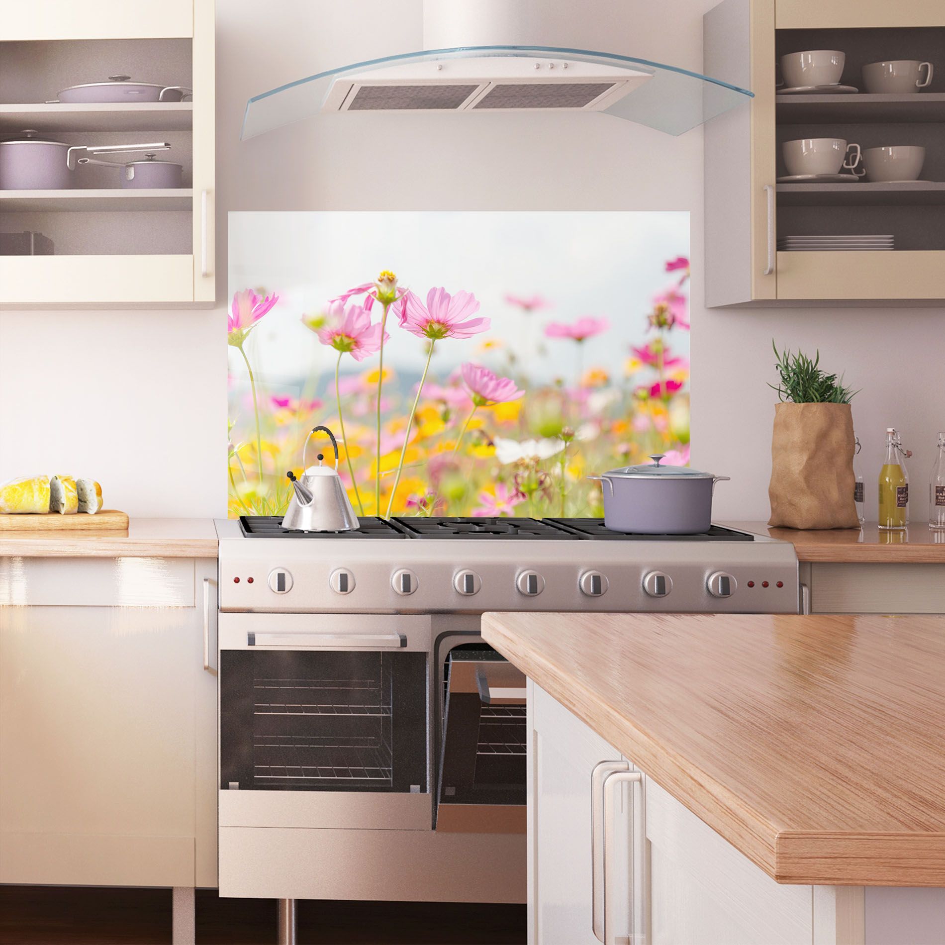 Cosmos Beauty Flowers mockup 1